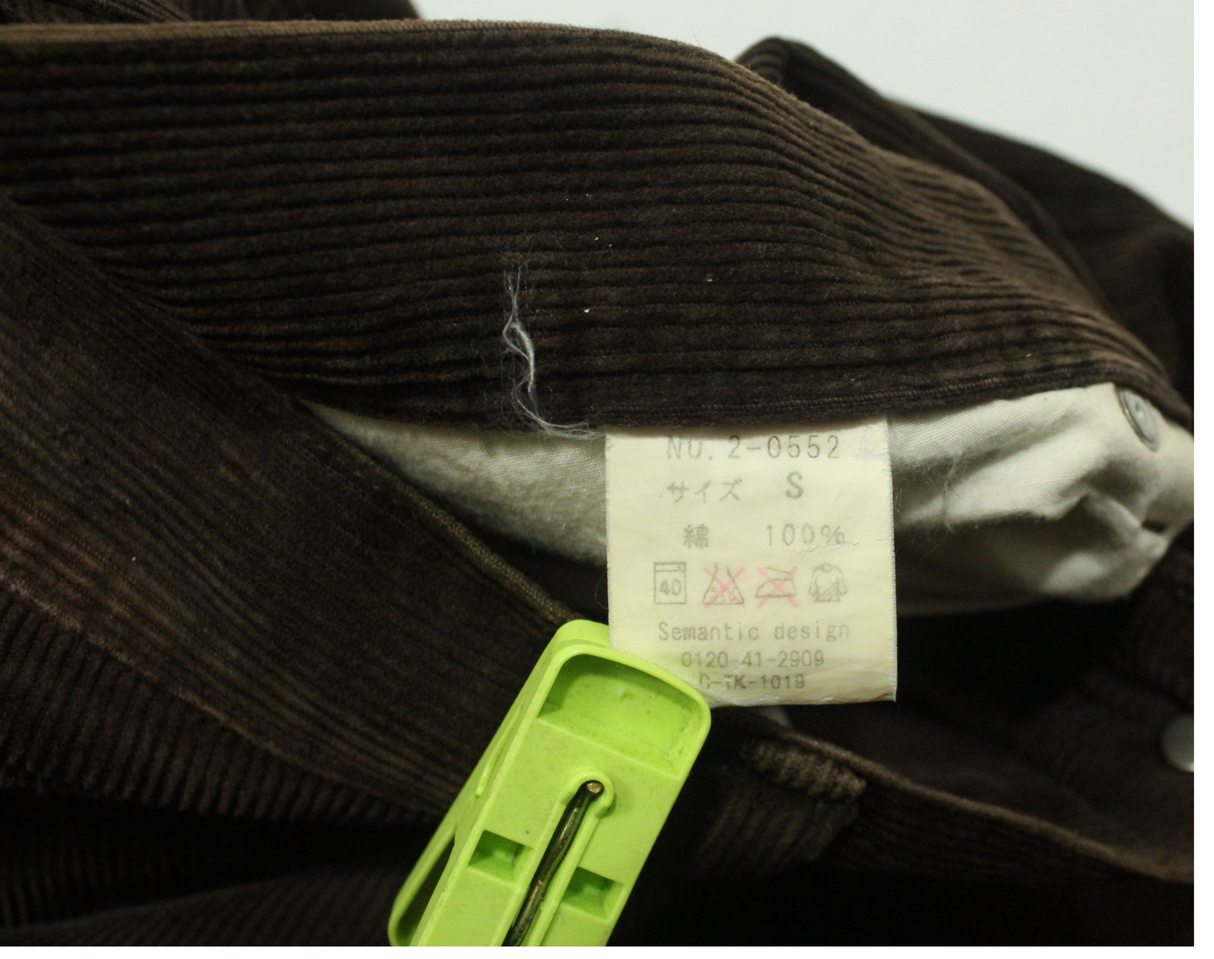 semanticdesign Ripped Distressed Style Grunge SEMANTIC DESIGN Corduroy Size US 29 - 17 Thumbnail