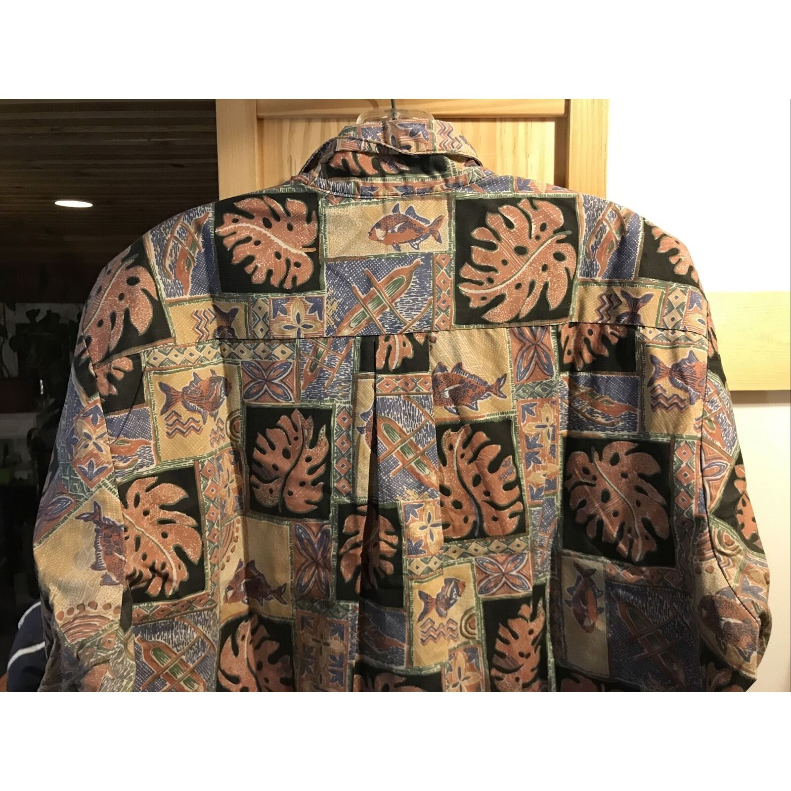Other Malihini Vintage Men’s L orange Floral Button Hawaiian Shirt Size US L / EU 52-54 / 3 - 7 Thumbnail