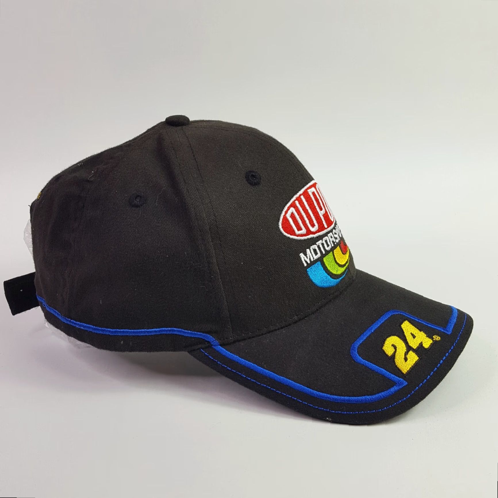NASCAR VINTAGE Faded Jeff Gordon NASCAR Black Grunge Snapback Hat Adjustable Baseball Cap Size ONE SIZE - 4 Thumbnail