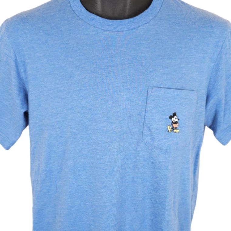 Uniqlo Mickey Mouse Uniqlo T Shirt Mens S Blue Walt Disney Pocket Tee Size US S / EU 44-46 / 1 - 2 Thumbnail