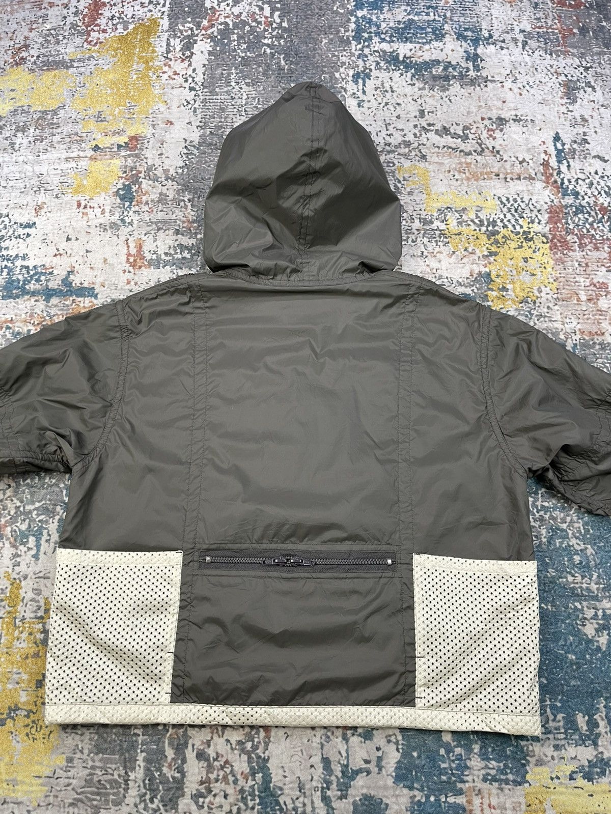 Japanese Brand io Comme io All Over Multi Pocket Zipper Hooded Nylon Jacket Size S / US 4 / IT 40 - 2 Thumbnail