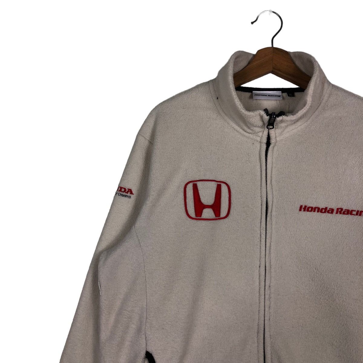 Honda 🔥Vintage Honda Racing Zipper Jacket Big Logo Size US XL / EU 56 / 4 - 7 Thumbnail