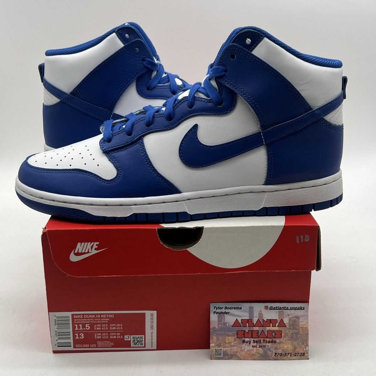 Nike dunk high Kentucky