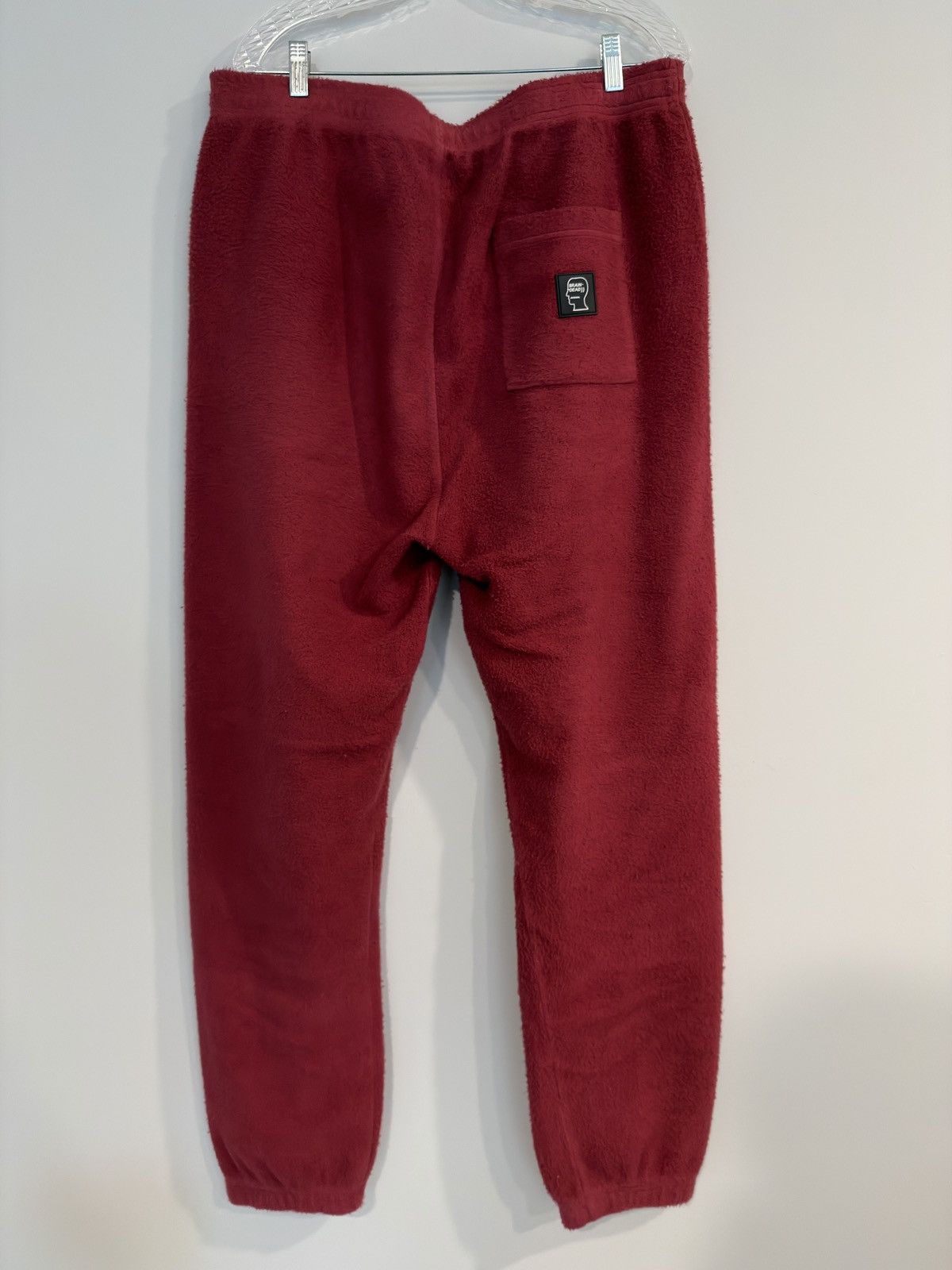 Brain Dead Burgundy Reverse Fleece Lounge Pants Size US 36 / EU 52 - 2 Thumbnail