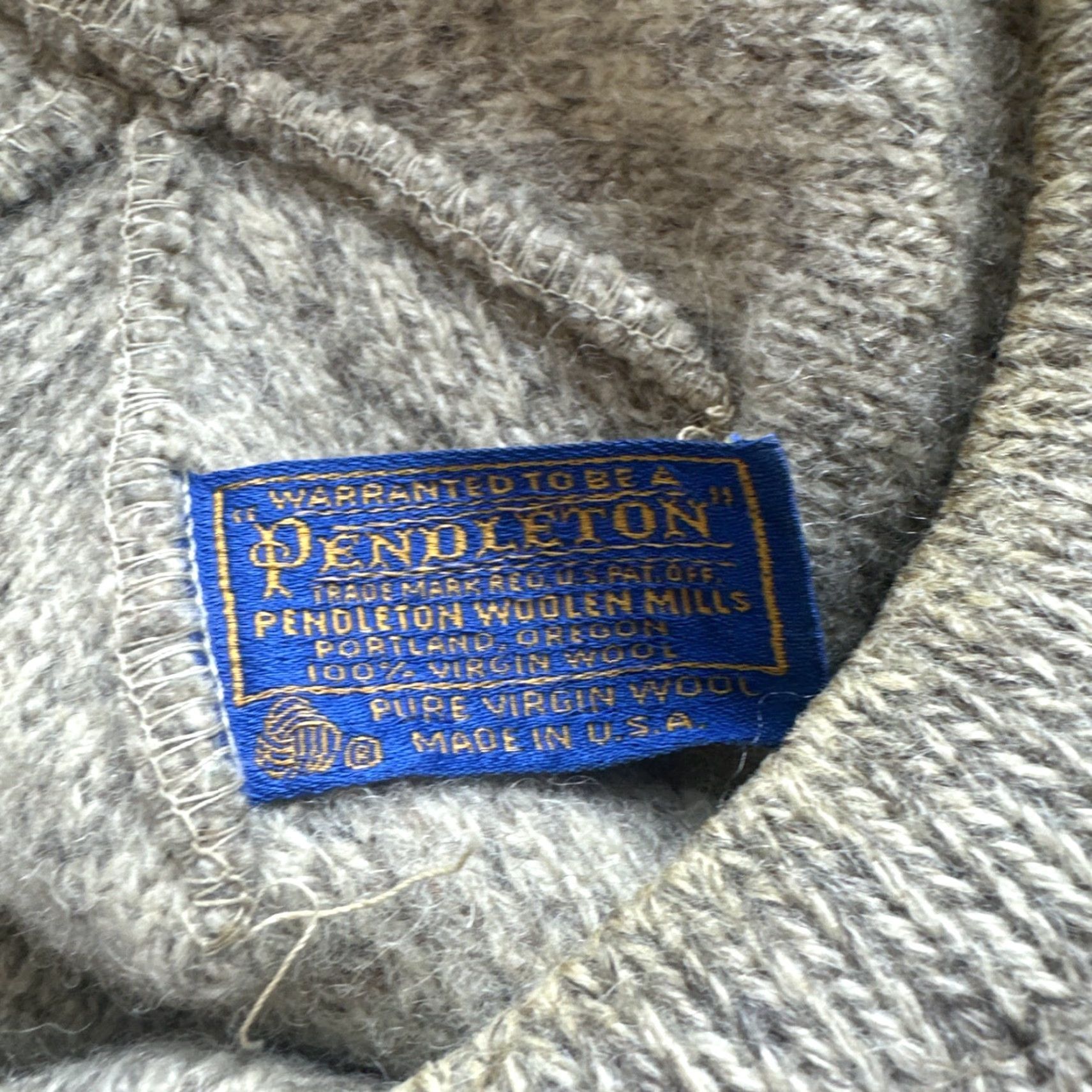 Pendleton Vintage Pendleton Newsboy Cap Wool Hat Mens Gray One Size USA Made Wool Cap - Newsboy/Flat Cap Mens USA 90s Style Size ONE SIZE - 4 Thumbnail