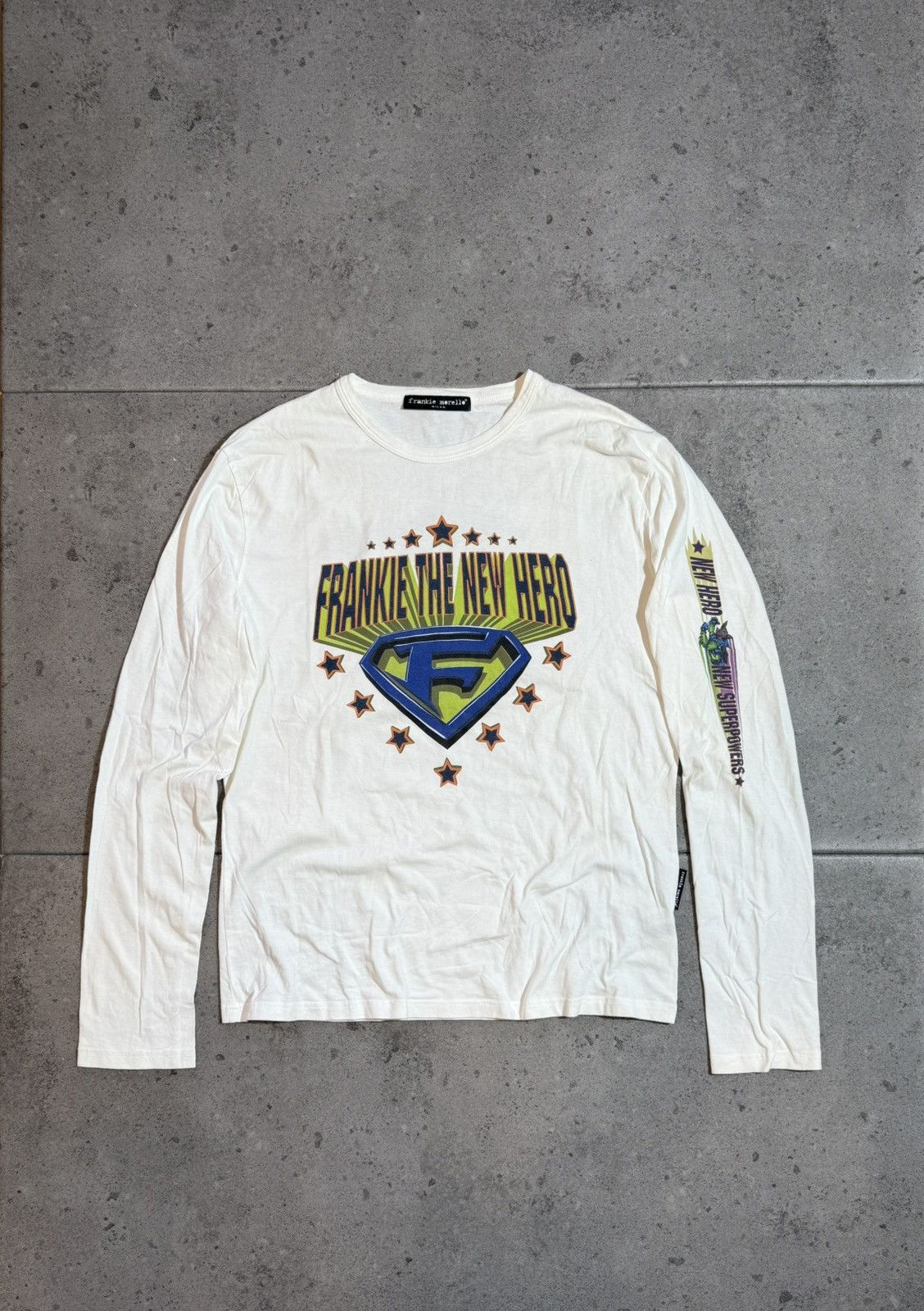 Frankie Morello long sleeve tee t-shirt L size Made in italy