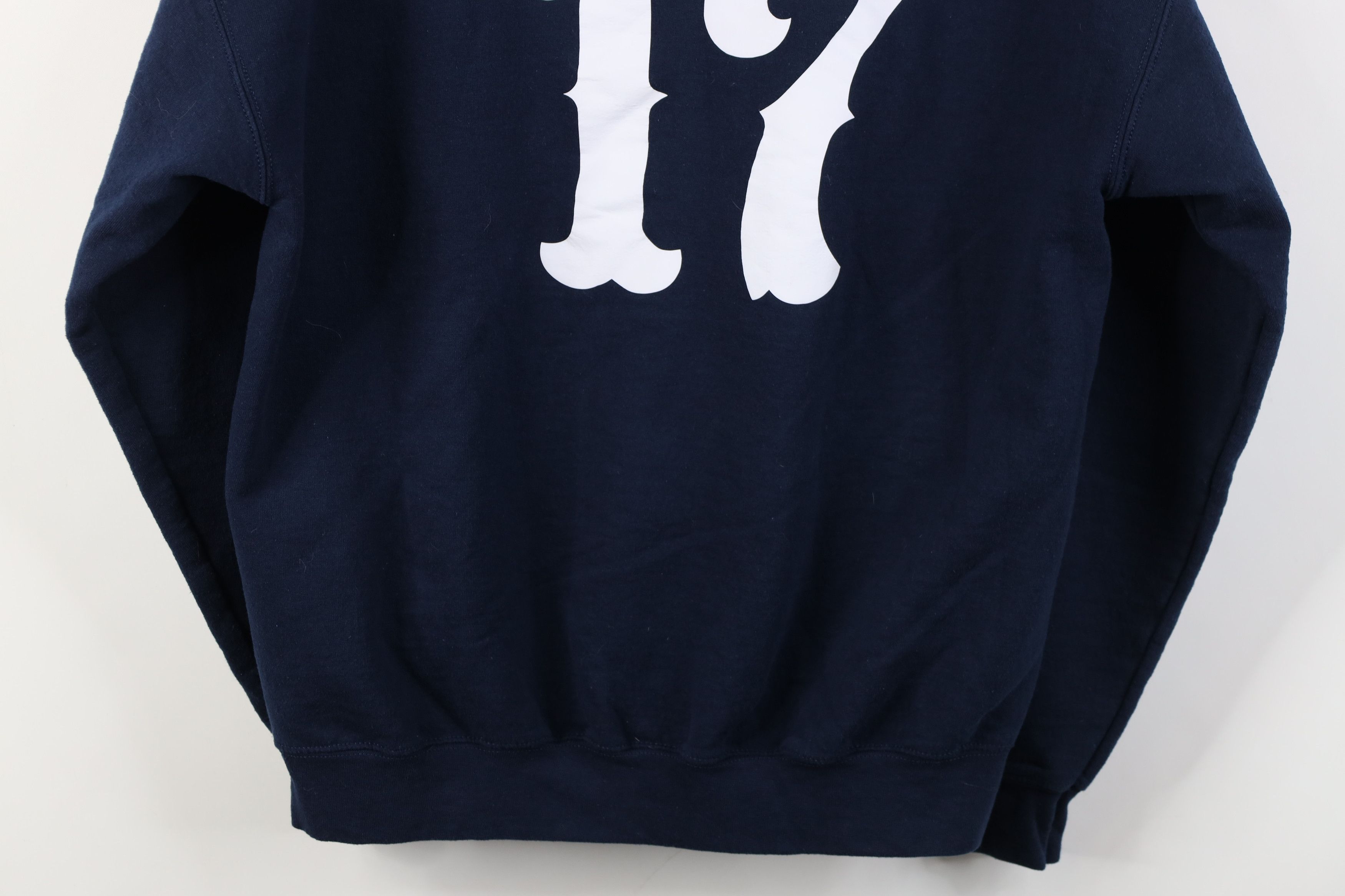 Vintage Vintage 90s Y2K New York Yankees Baseball Hoodie Blue Size US L / EU 52-54 / 3 - 14 Thumbnail