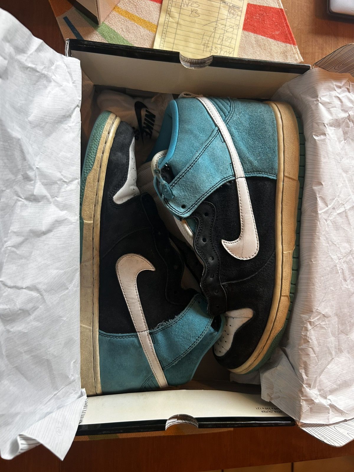 Nike Nike dunk pro sb high top “send help” Size US 11 / EU 44 - 4 Thumbnail