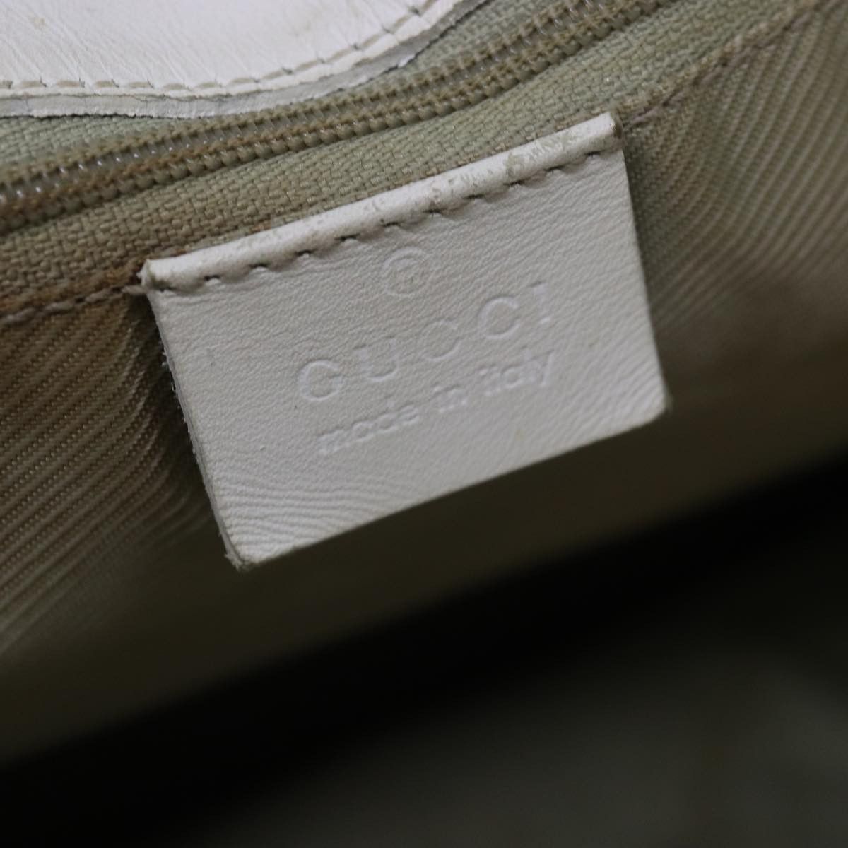Gucci GUCCI GG Canvas Tote Bag Light Blue White Gold 002 002 Size ONE SIZE - 14 Thumbnail