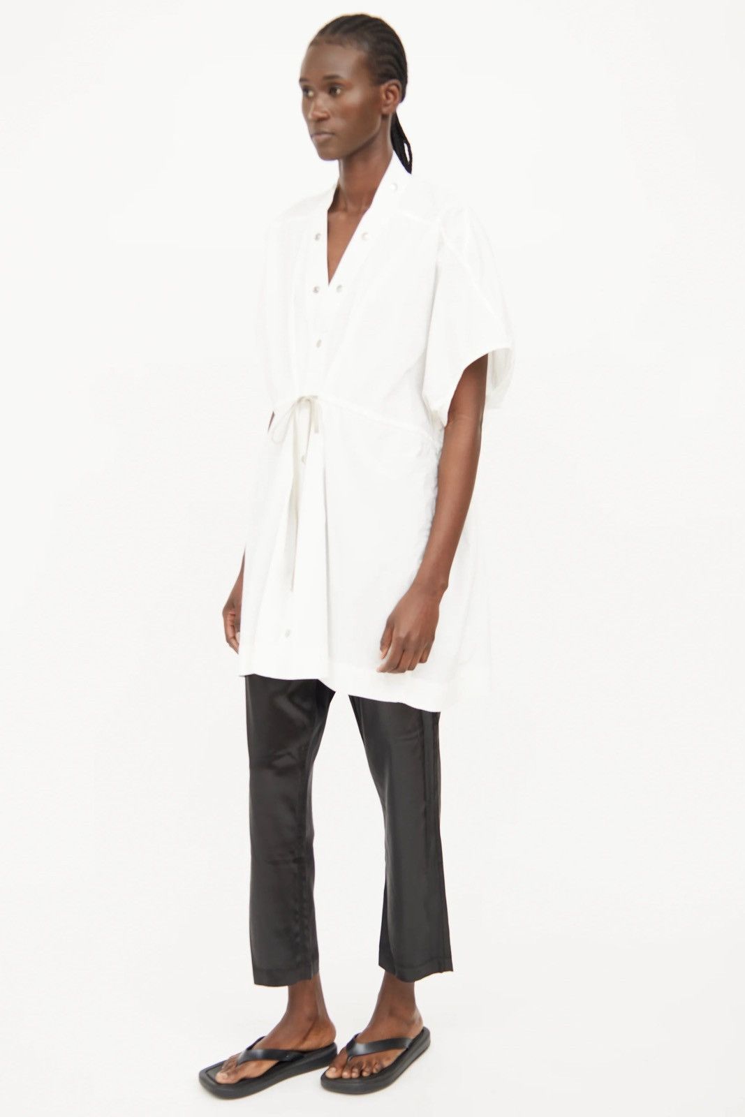 Rick Owens Last Size Rick Owens SS20 Drawstring Cotton Top Size S / US 4 / IT 40 - 3 Thumbnail