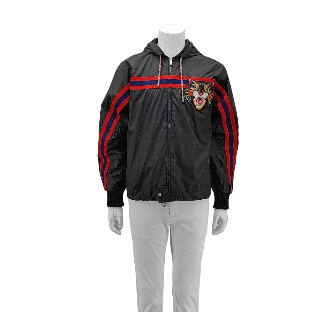 Gucci Gucci Tiger Patch Web Stripe Windbreaker 46 Size US S / EU 44-46 / 1 - 1 Thumbnail