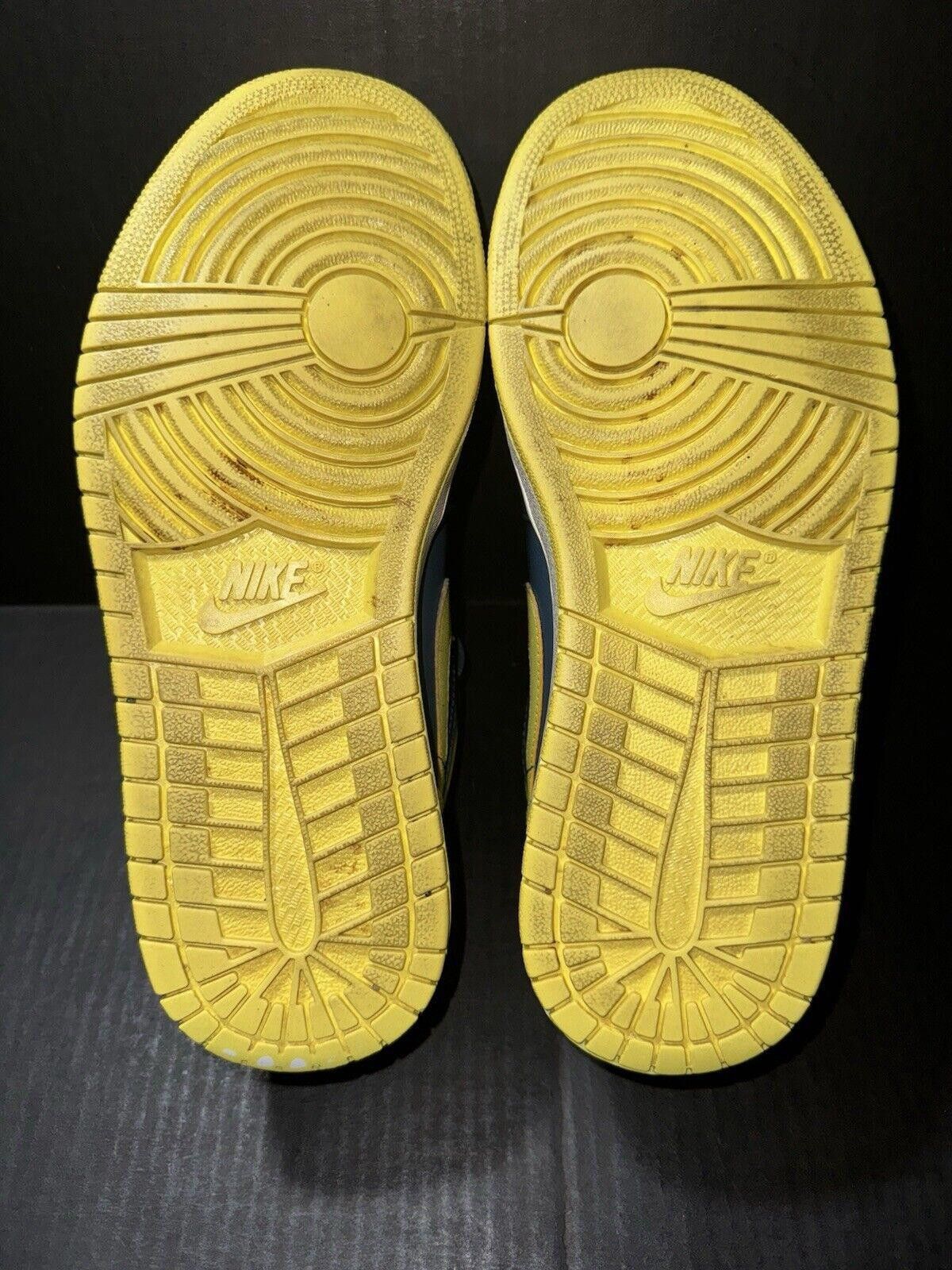 Jordan Brand Nike Air Jordan 1 Low Blue Electric Yellow 553558-417 Sz 9 Size US 9 / EU 42 - 7 Thumbnail