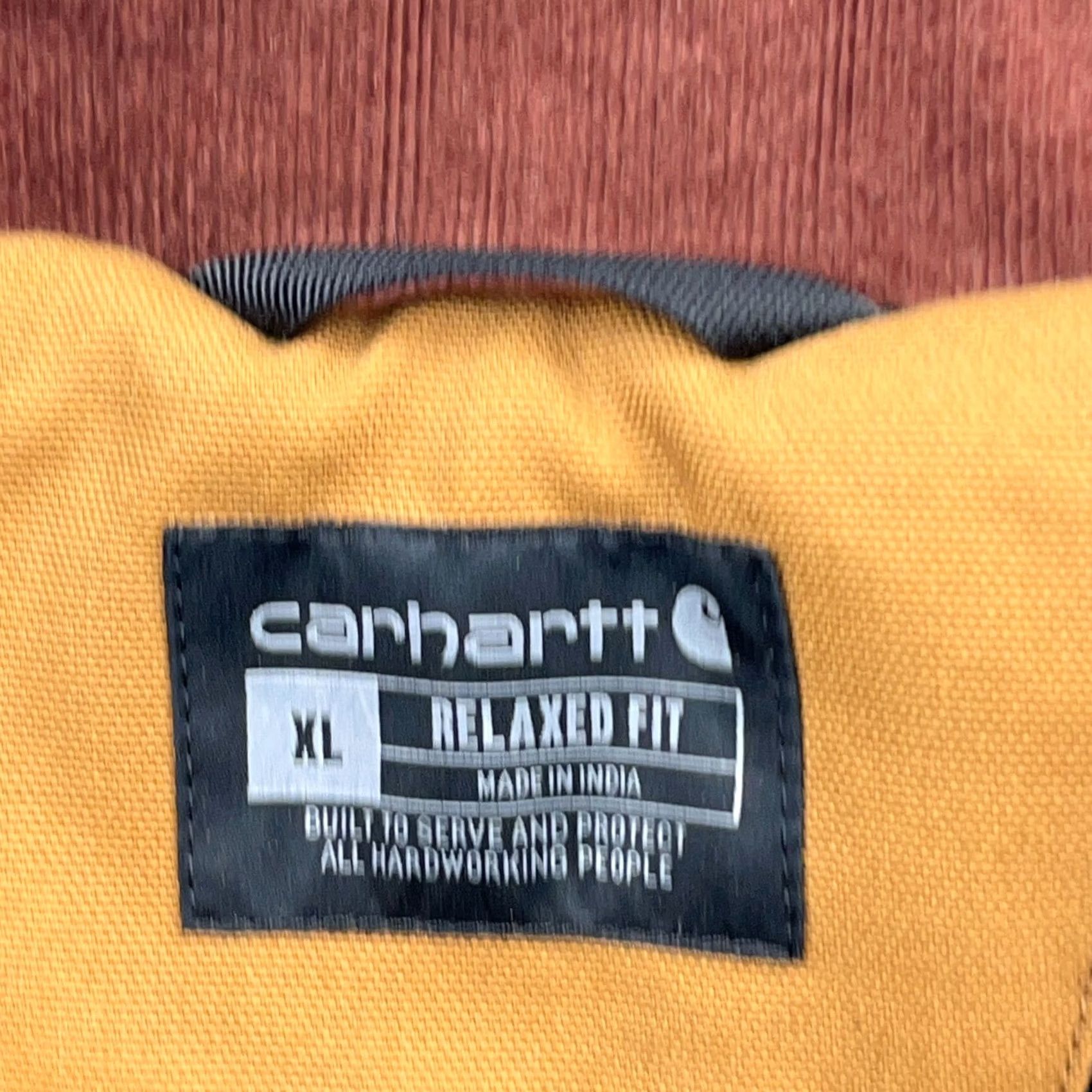 Carhartt Carhartt Jacket Men XL Brown Duck Relaxed Fit Winter Lined Canvas Bomber Jacket J97 103828 BRN Size US XL / EU 56 / 4 - 6 Thumbnail