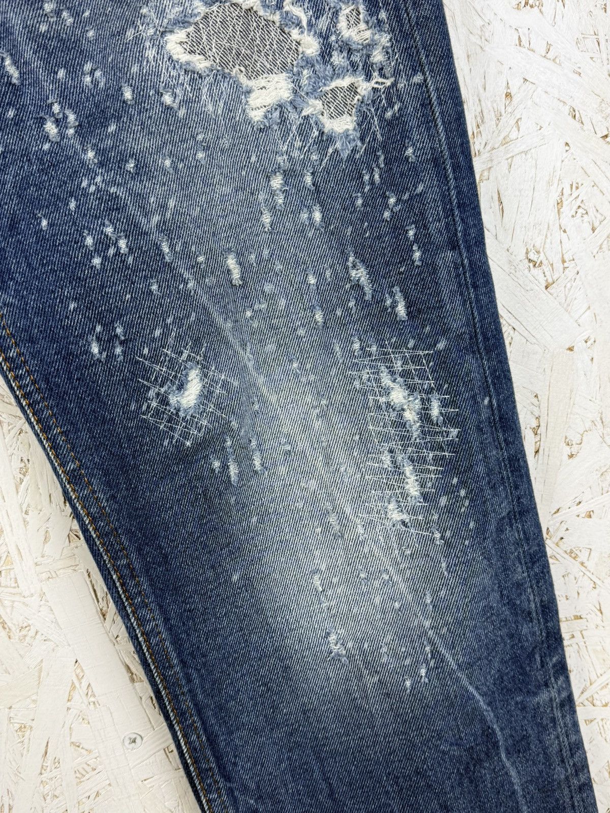 Just Cavalli Just Cavalli Destroyed Denim Jeans Pants Size 34 Size US 34 / EU 50 - 4 Thumbnail
