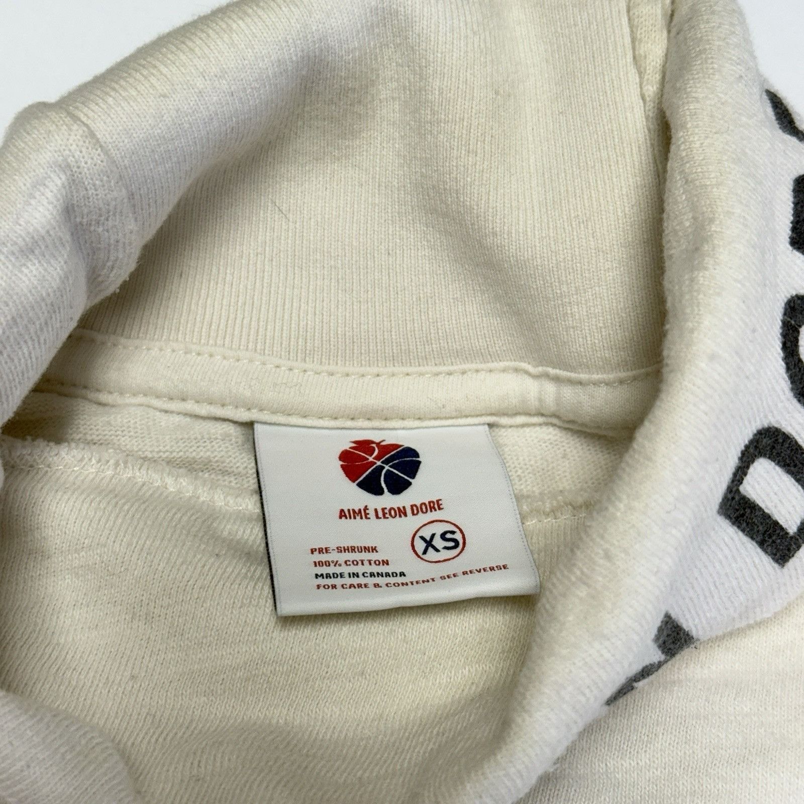 Aime Leon Dore Aime Leon Dore T Shirt Mens XS 19x25.5 White Turtle Neck Lon Size US XS / EU 42 / 0 - 11 Thumbnail