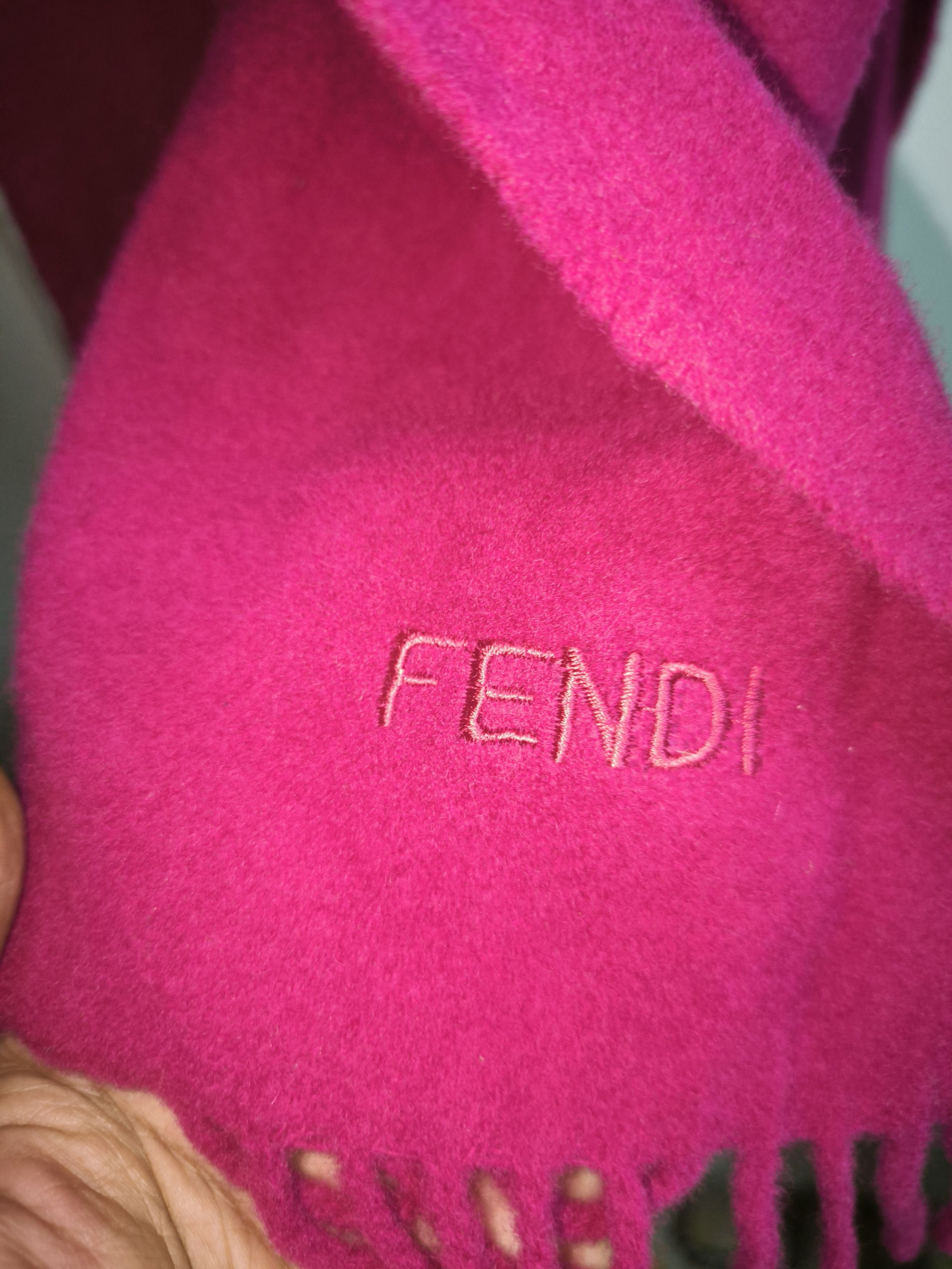Fendi Lambswool Cashmere Muffler/Neckwear/Scarves Size ONE SIZE - 8 Thumbnail