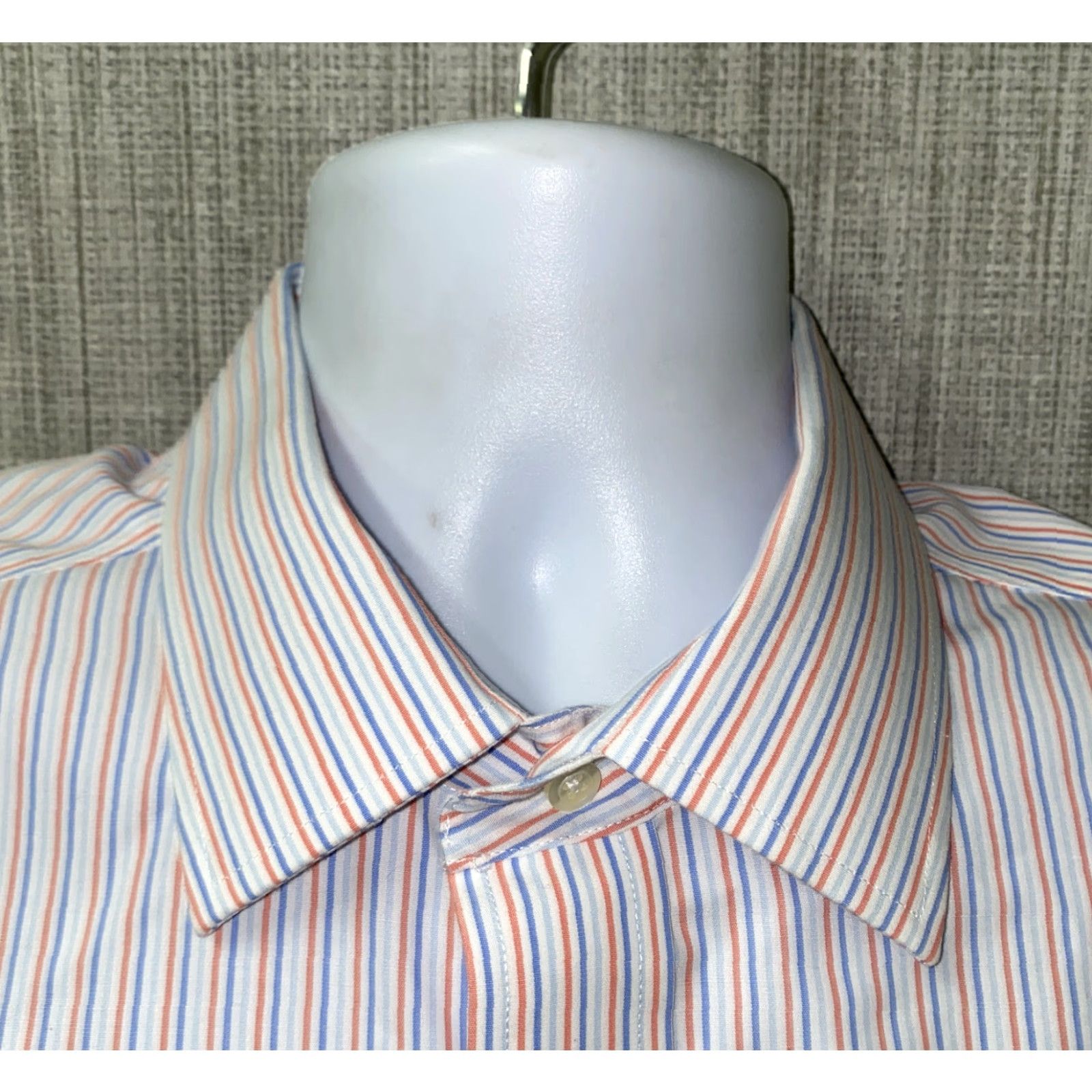 Brooks Brothers Brooks Brothers Dress Shirt Mens Long Sleeve Striped Multicolor 16.5 Regular Non Iron Size 16.5 Size US XL / EU 56 / 4 - 3 Thumbnail