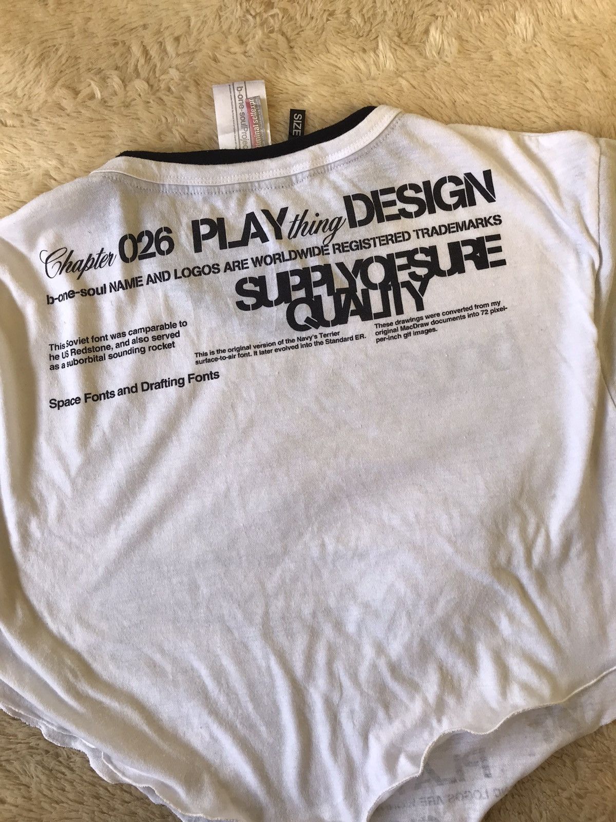 Japanese Brand Japanese B One Soul Double Layer Crop Tees Size XL / US 12-14 / IT 48-50 - 5 Thumbnail