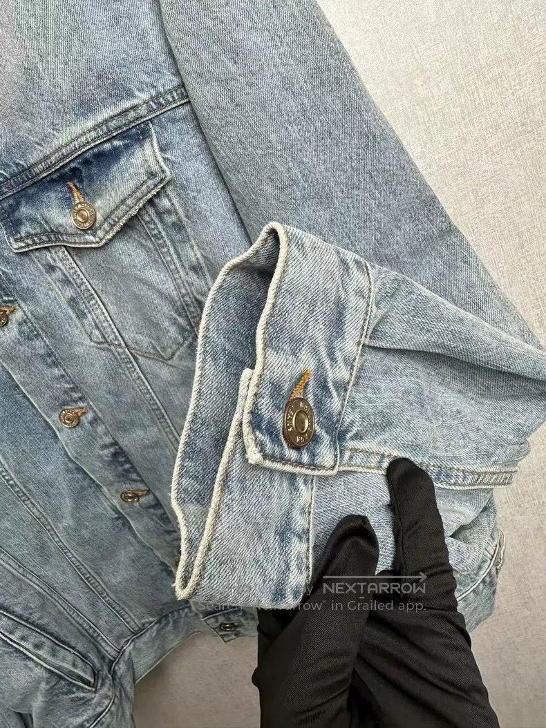 Balenciaga Balenciaga Denim jacket coat Size US M / EU 48-50 / 2 - 3 Thumbnail