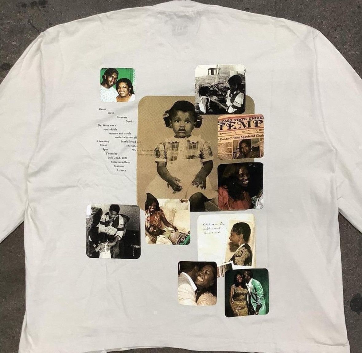 Lueder × Yeezy Lueder x Yeezy (YZY) Long Sleeve Donda T Shirt Size US L / EU 52-54 / 3 - 3 Thumbnail