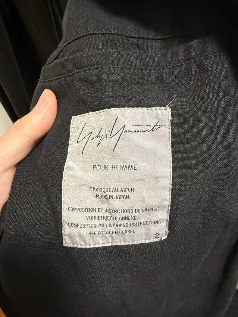Yohji Yamamoto Yohji Yamamoto Mainline linen blazer jacket Size US M / EU 48-50 / 2 - 3 Thumbnail