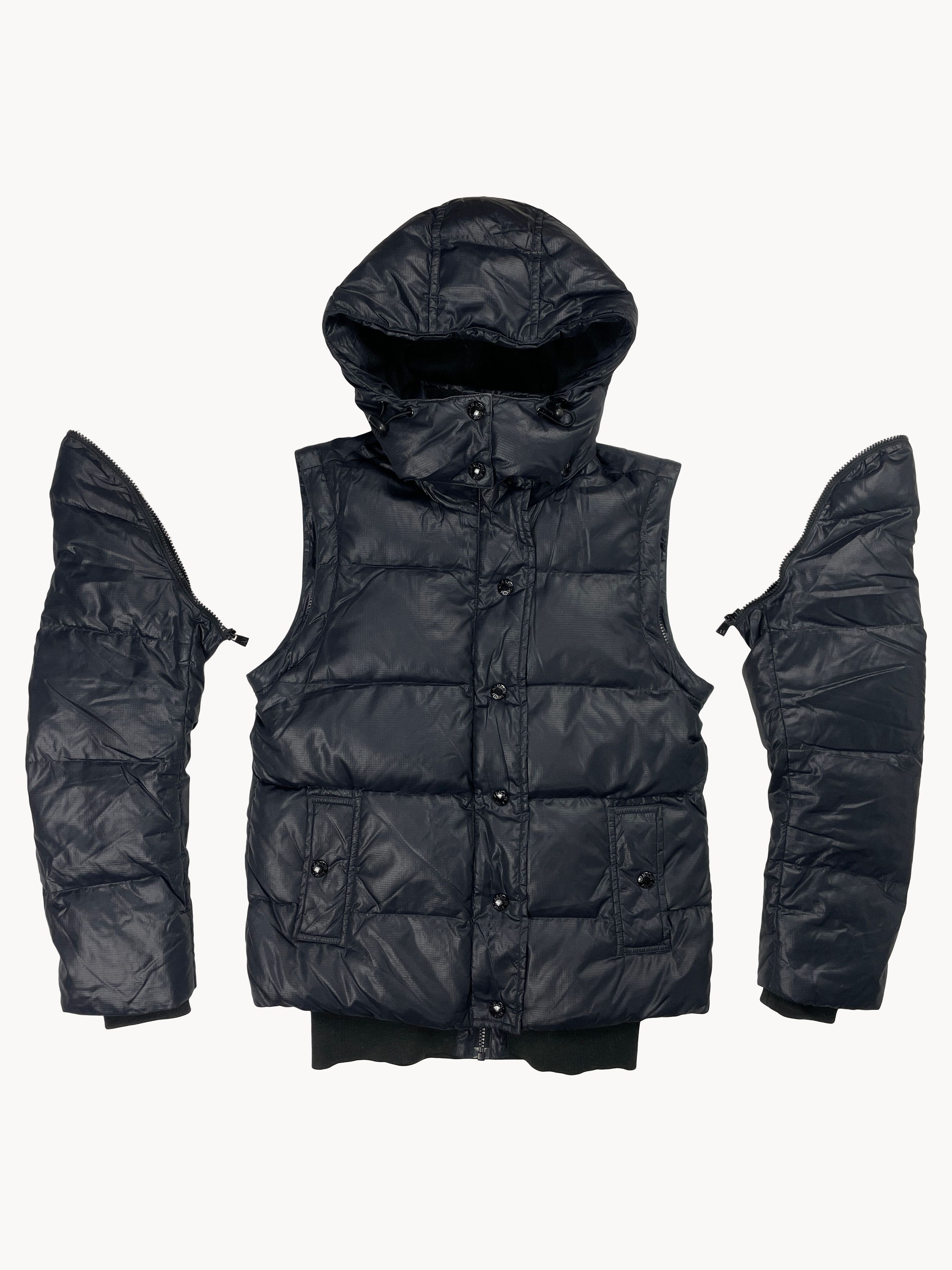 Emporio Armani Vintage Armani Technical Modular 3 in 1 Down Jacket Gilet Size S / US 4 / IT 40 - 2 Thumbnail