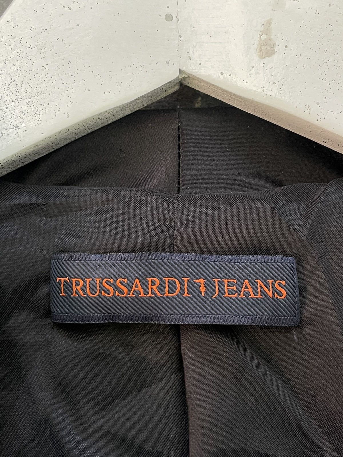 Trussardi Trussardi Blazer Jacket Black Polyester Blend Size M / US 6-8 / IT 42-44 - 6 Thumbnail