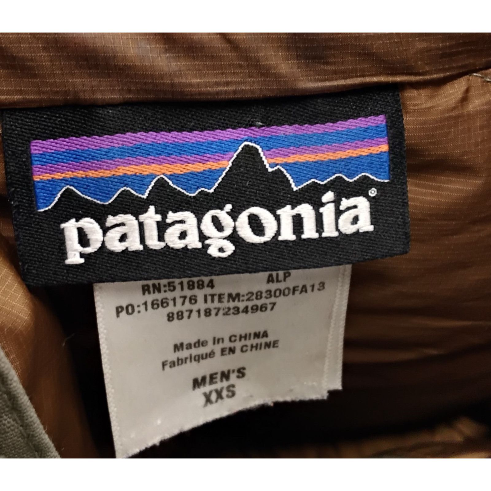 Patagonia Patagonia Down Puffer Jacket Men XXS Army Green Cotton Shell Size US XXS / EU 40 - 10 Thumbnail