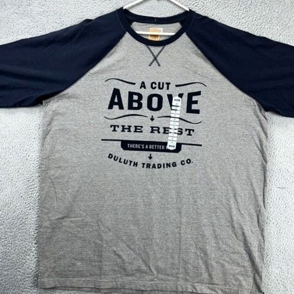 Duluth Trading Company Duluth Trading Co. Longtail T Shirt Mens 2XL Grey 3-Quarter Sleeve Tee NEW A11 Size US XXL / EU 58 / 5 - 2 Thumbnail