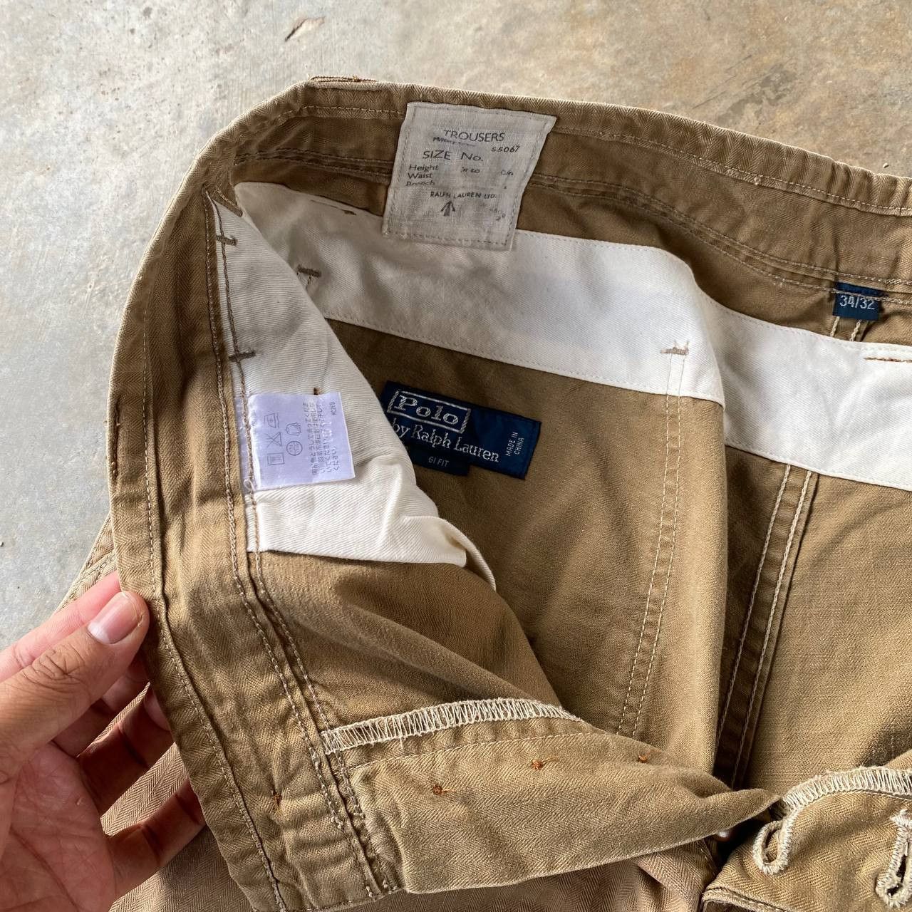Polo Ralph Lauren VINTAGE POLO RALPH LAUREN CARPENTER MILITARY CARGO PANT Size US 34 / EU 50 - 12 Thumbnail