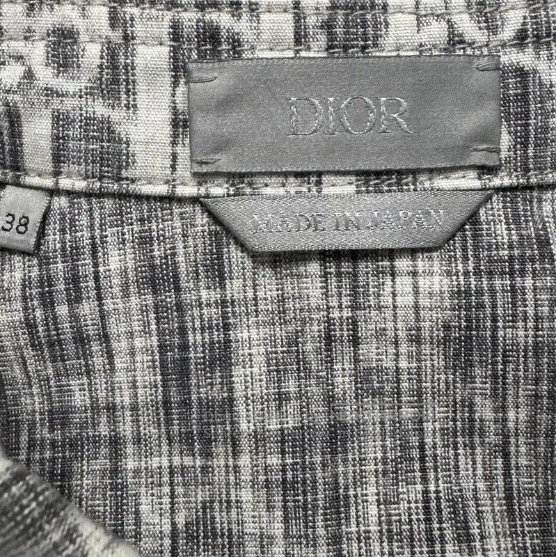 Dior Dior Gray Printed Long Sleeve Shirt for Men . Size US S / EU 44-46 / 1 - 3 Thumbnail