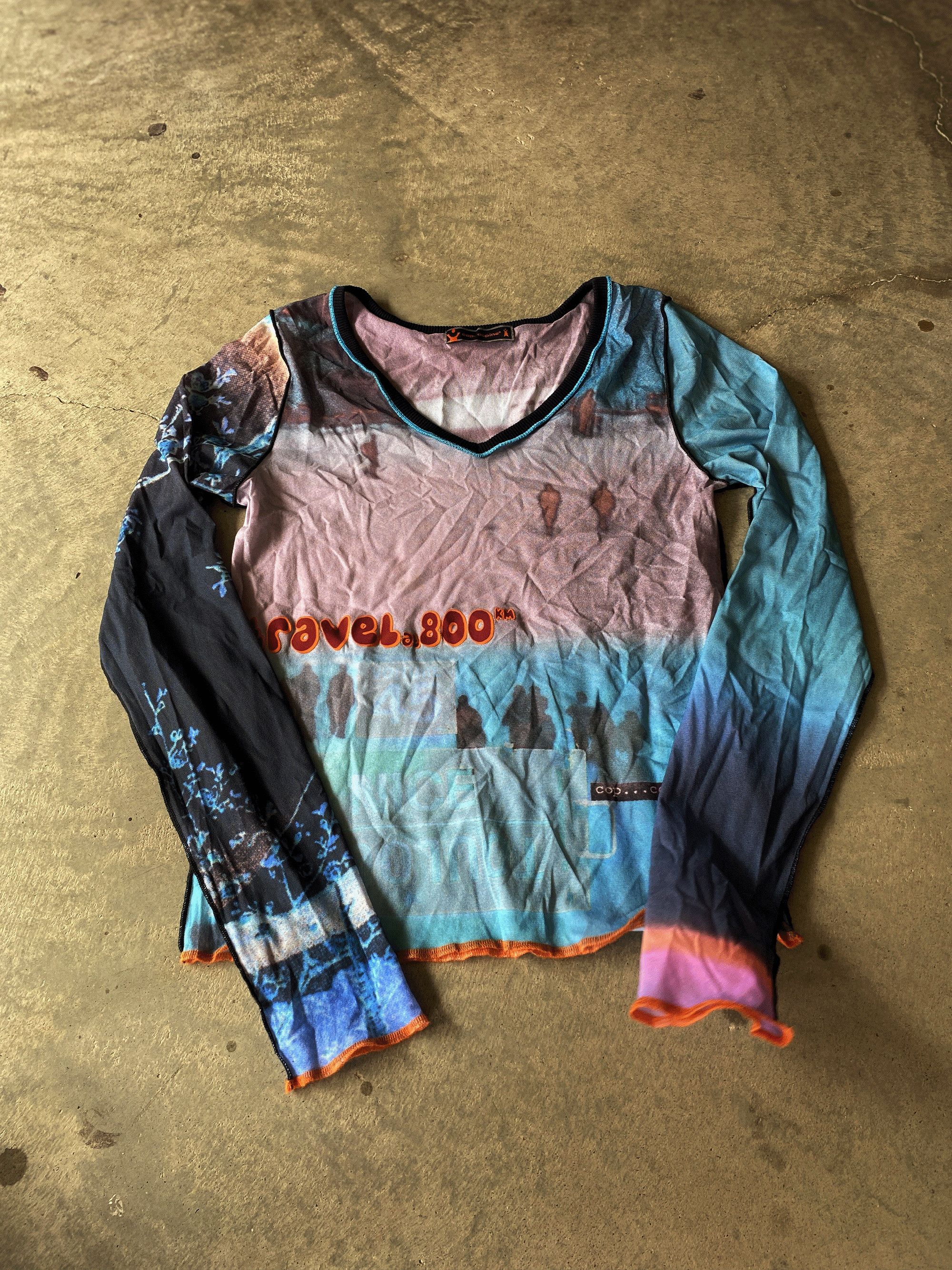 Cop Copine × Designer Presumed Cop Copine | Sheer Long Sleeve T