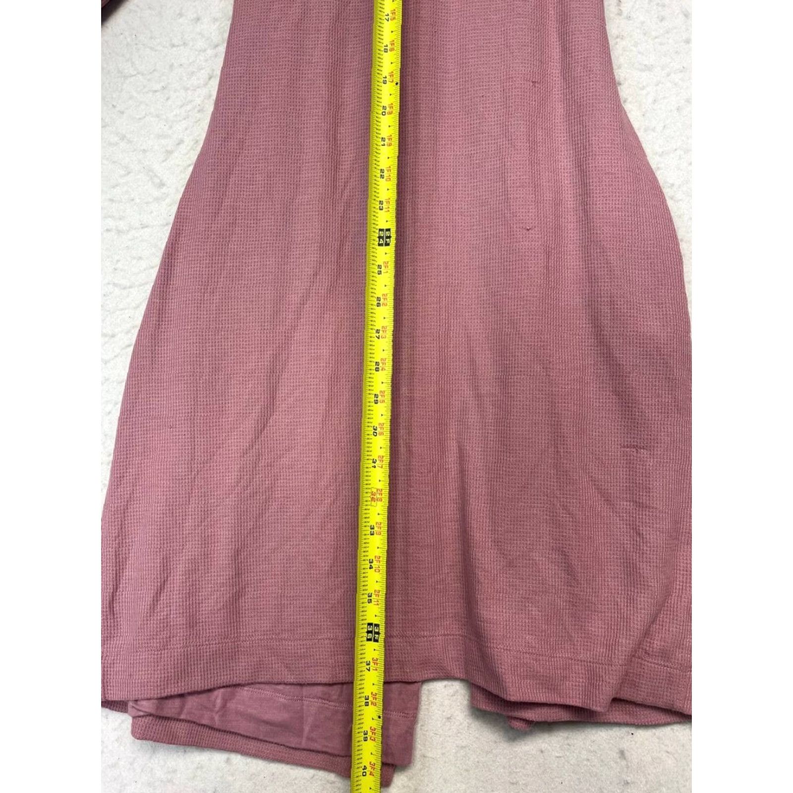 Athleta Athleta Wind Down Robe Cardigan Sweater Women Small Pink Rose Open Long Sleeve Vintage No Size ONE SIZE - 4 Thumbnail