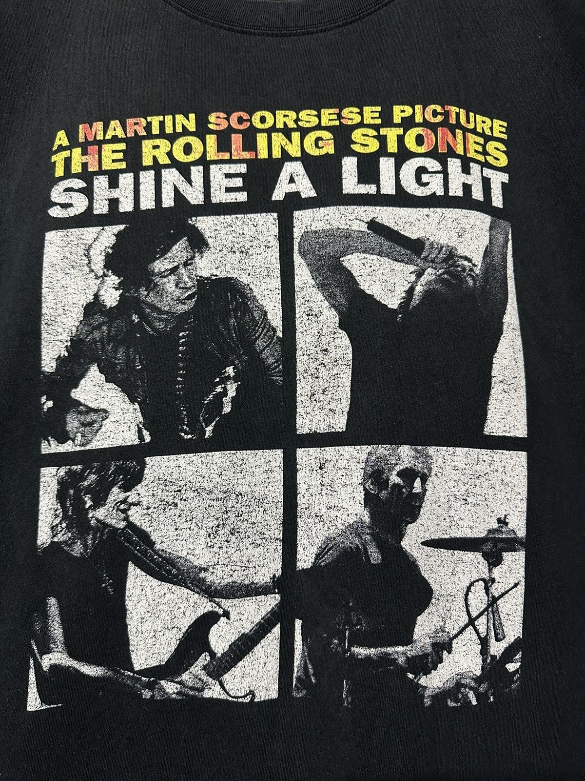 Band Tees × Vintage Vintage The Rolling Stones Shine A Light Faded Tee Size US L / EU 52-54 / 3 - 3 Thumbnail