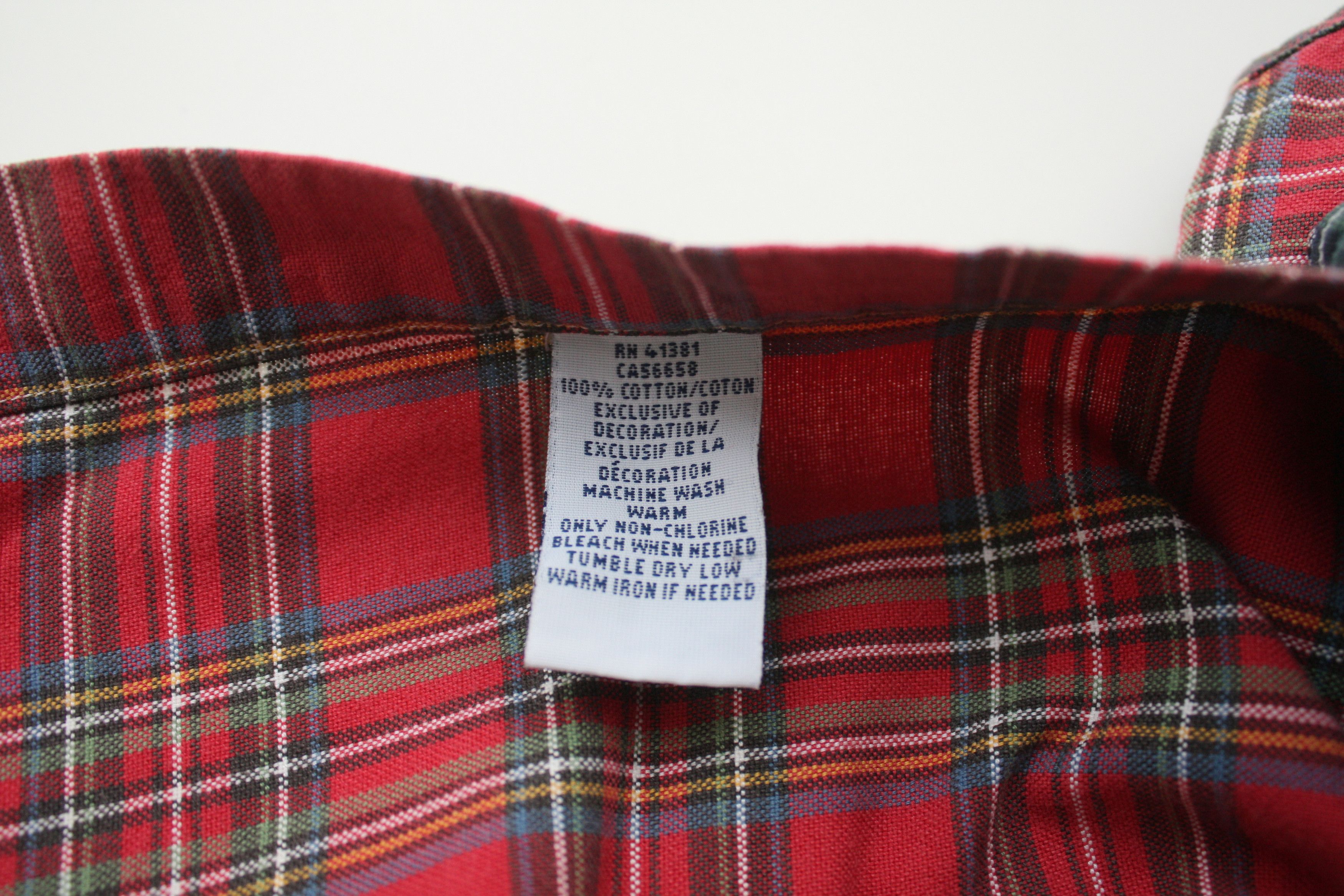 Ralph Lauren Ralph Lauren Patchwork Checkered Shirt Men's Large Size US L / EU 52-54 / 3 - 7 Thumbnail