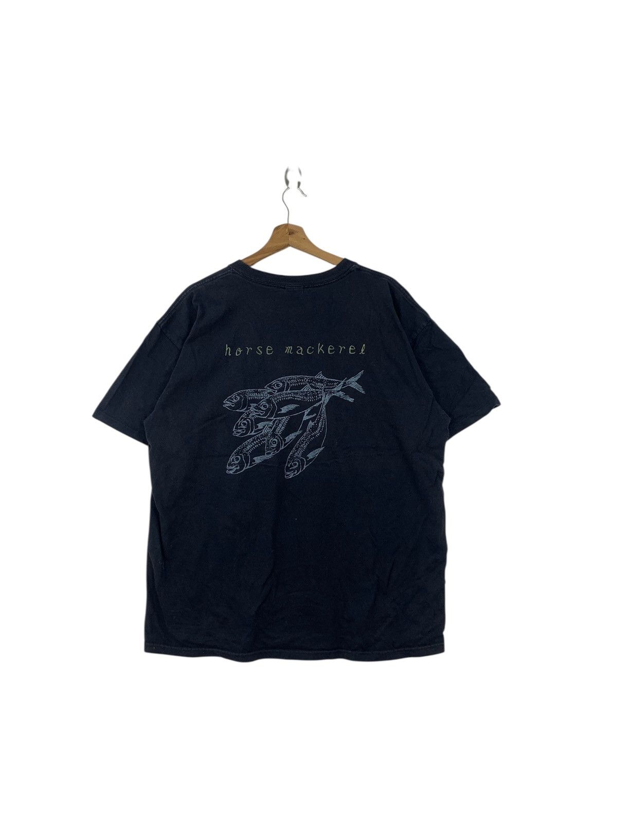 Vintage Vintage HORSE MACKEREL FILLET FISH Illustration Tee Shirt Size US XL / EU 56 / 4 - 7 Thumbnail
