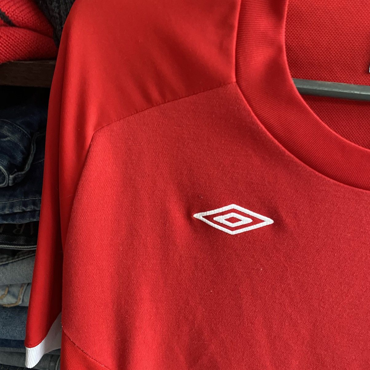 Umbro Vintage Umbro England National Soccer Jersey size 16 Size XXL / US 16-18 / IT 52-54 - 4 Thumbnail