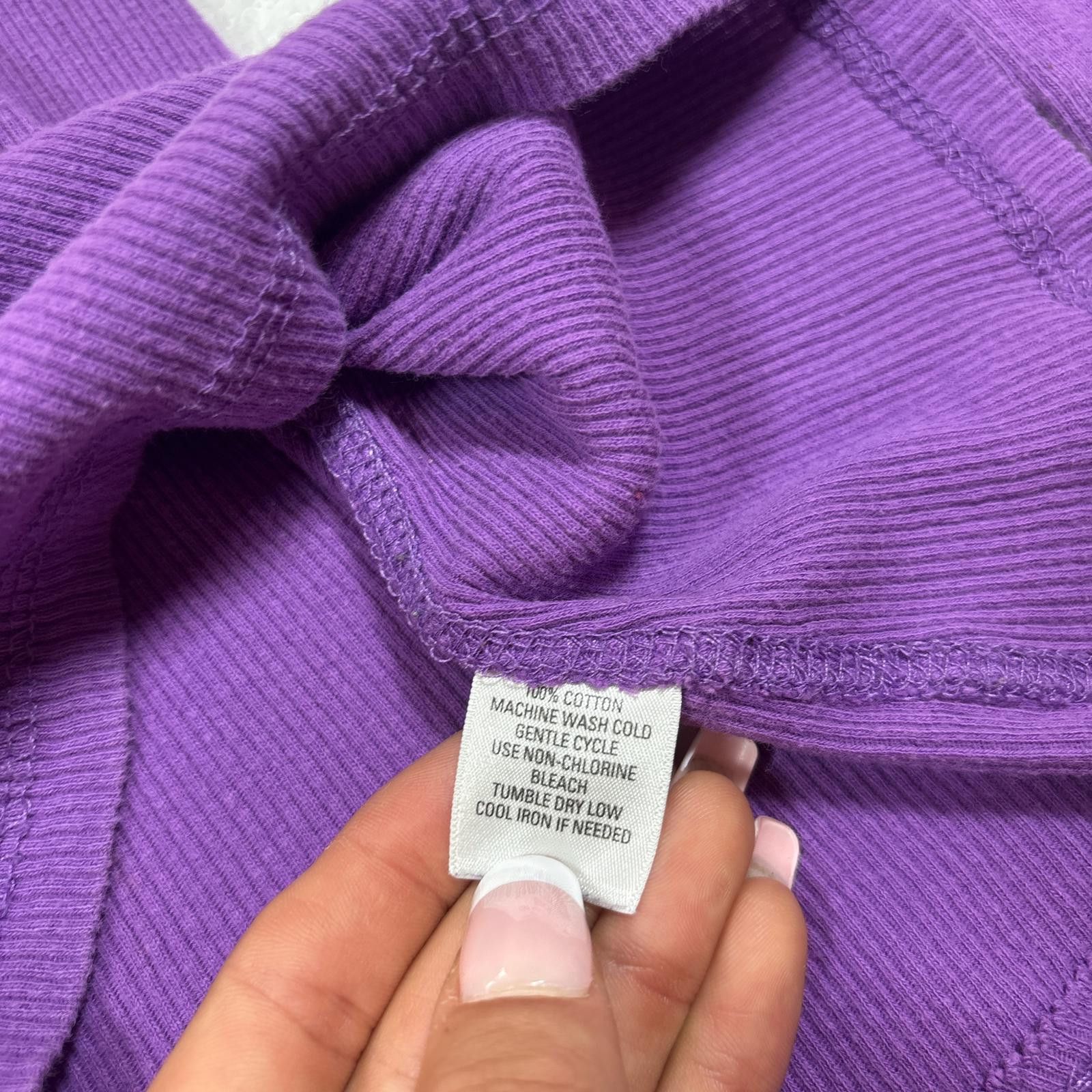 Other y2k purple fitted long sleeve top Size L / US 10 / IT 46 - 5 Thumbnail