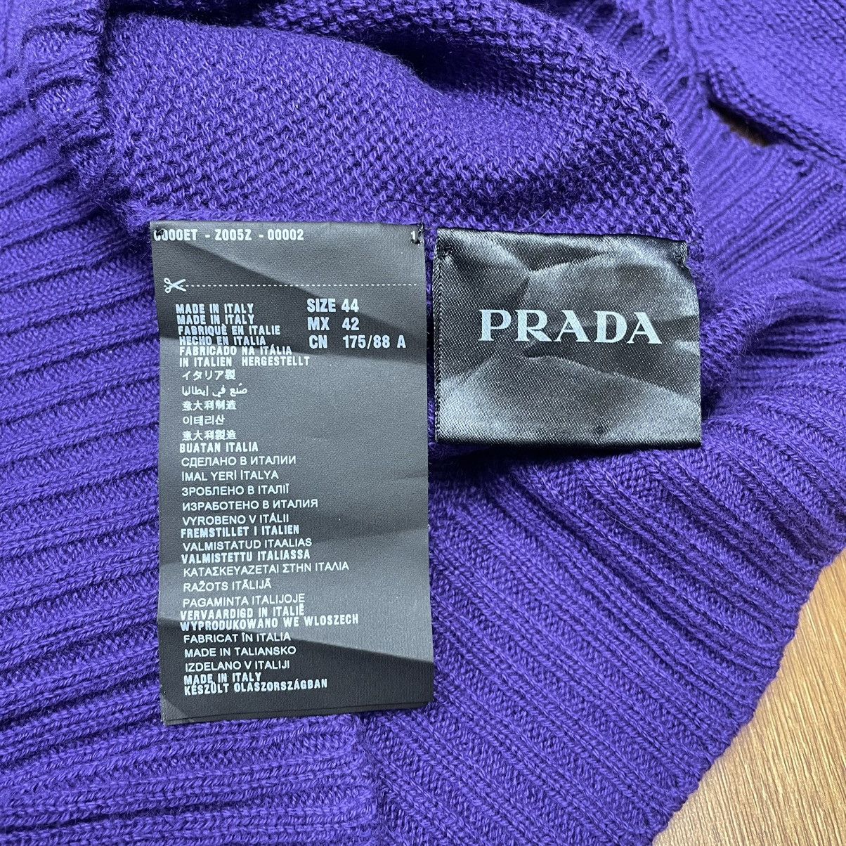Prada Prada Cashmere Two Tone Knitwear Sweatershirt Size US M / EU 48-50 / 2 - 4 Thumbnail