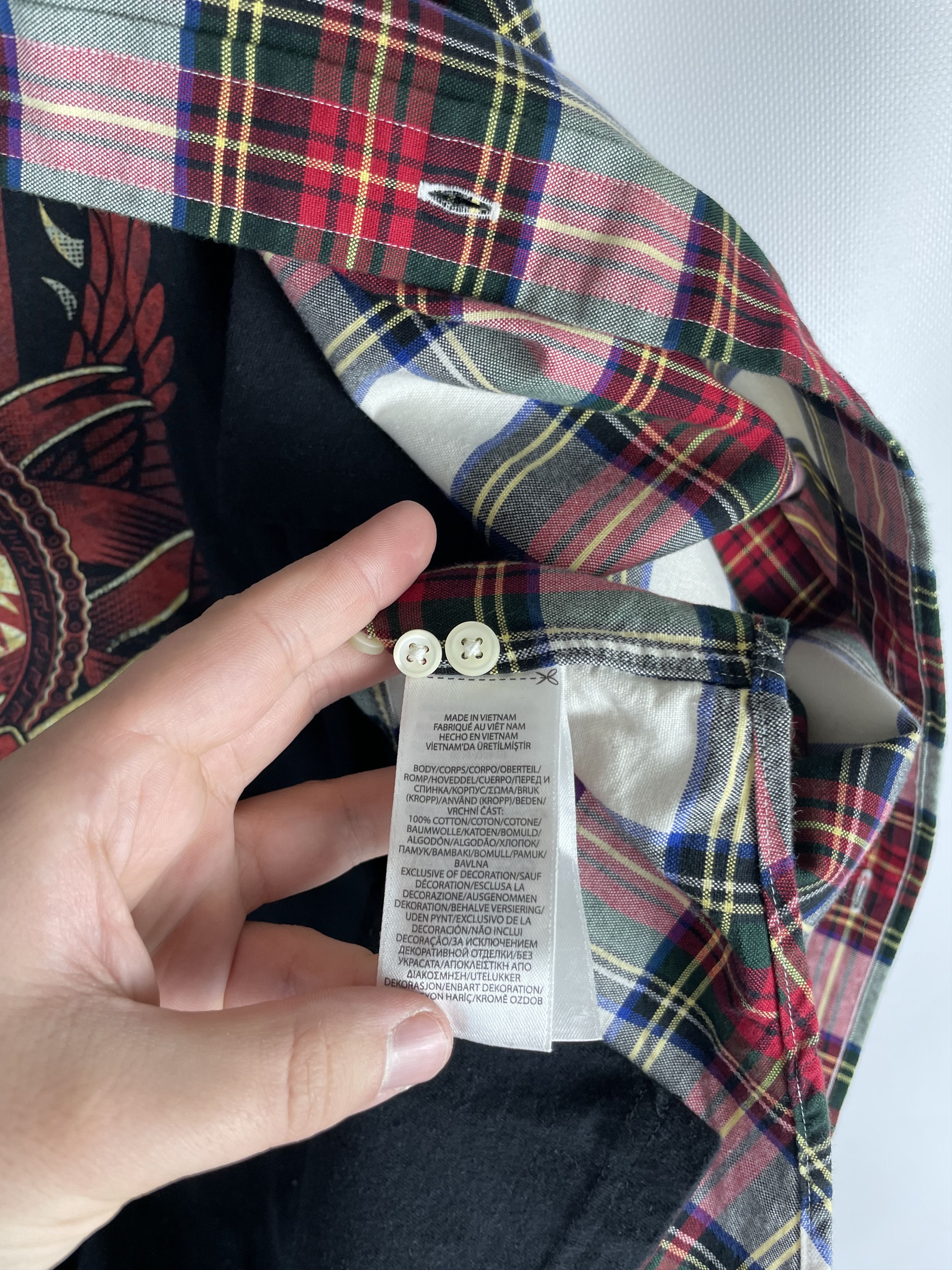 Flannel Flannel Polo Ralph Lauren Vintage Mens Shirt Size US XXL / EU 58 / 5 - 6 Thumbnail