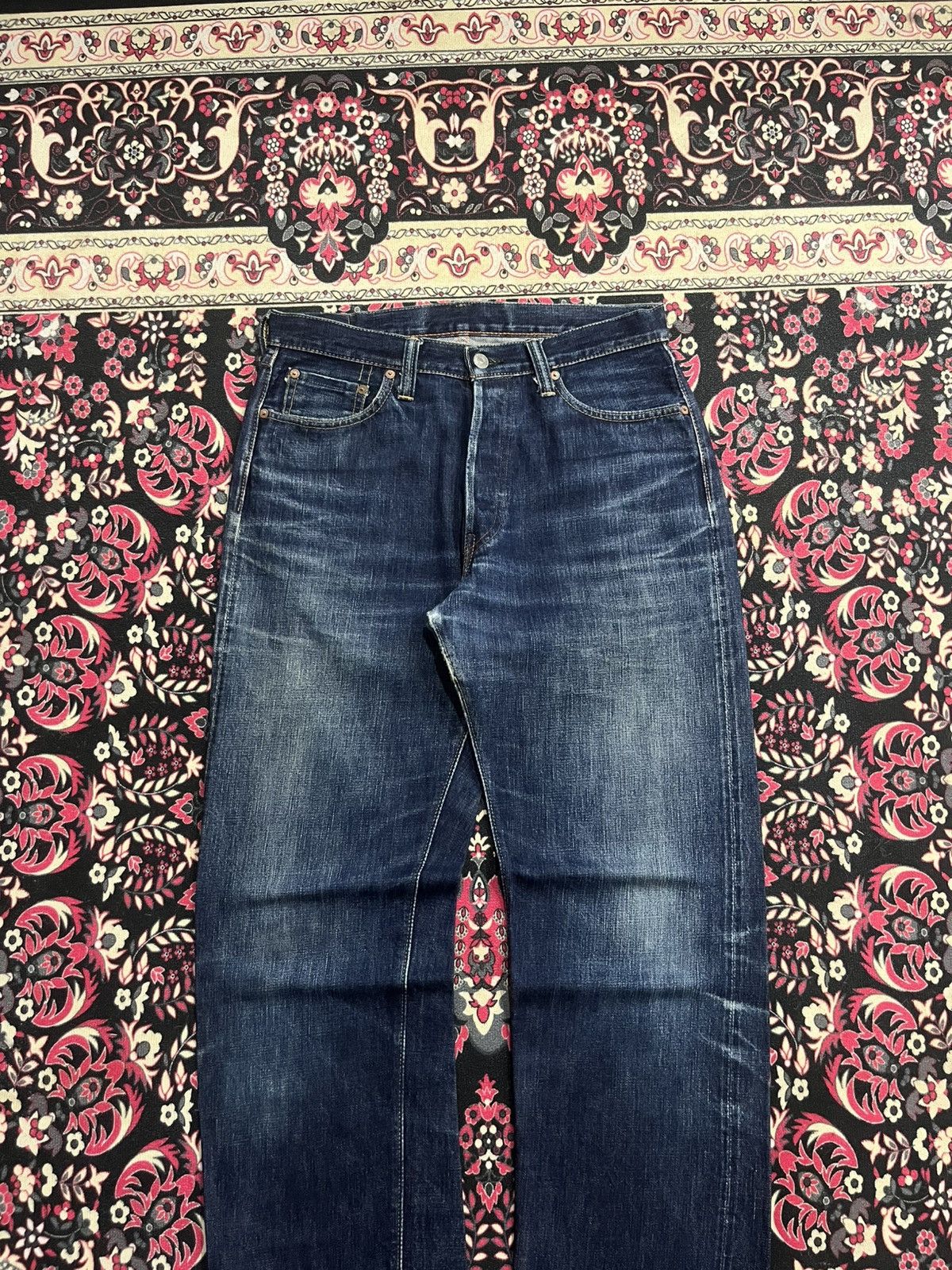 Full Count & Co. ⚡️Selvedge⚡️Vintage Japan Full Count & Co Blue Washed Jeans Size US 30 / EU 46 - 3 Thumbnail