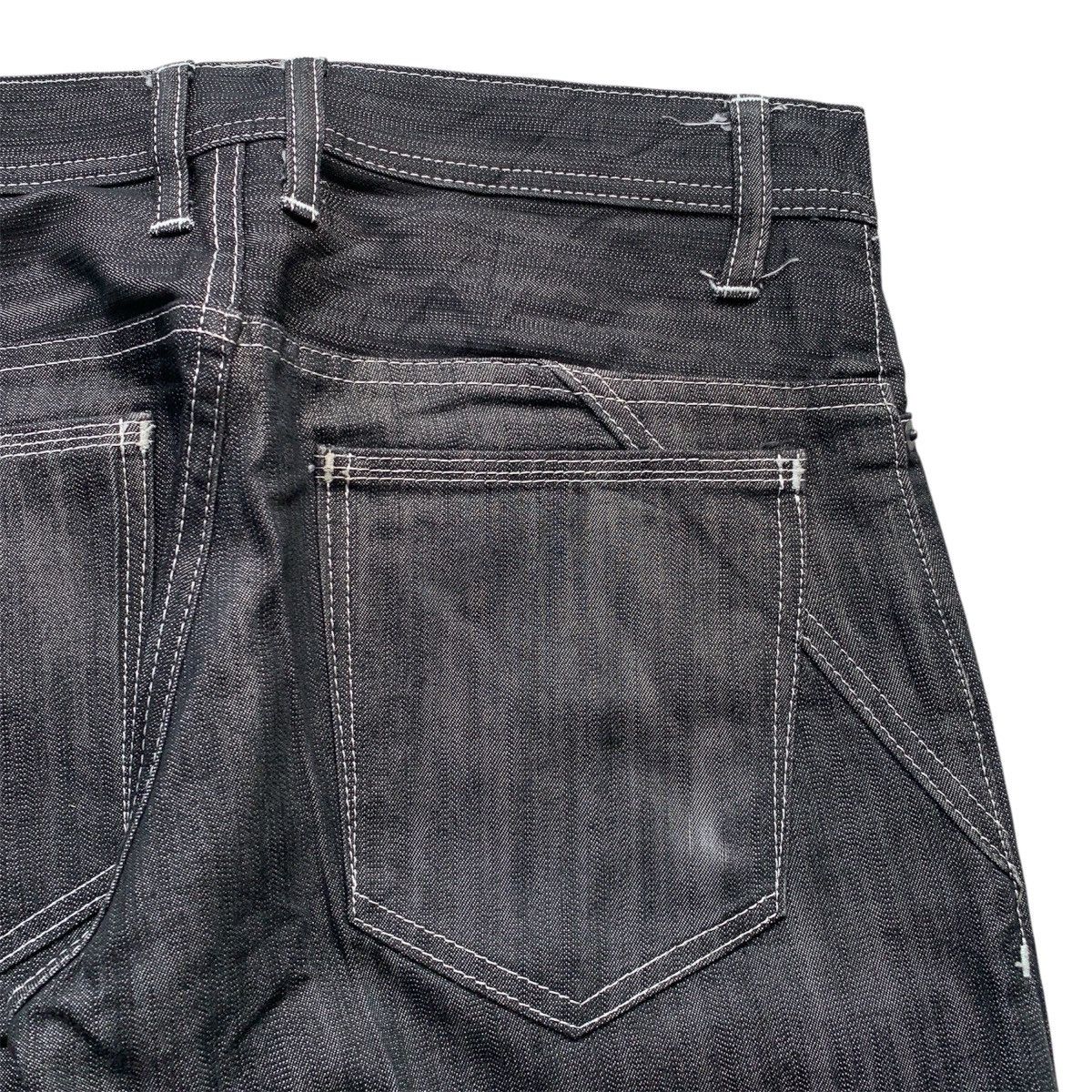 Japanese Brand Tete Homme Issey Miyake Japanese Flare Denim Pants Size US 30 / EU 46 - 10 Thumbnail