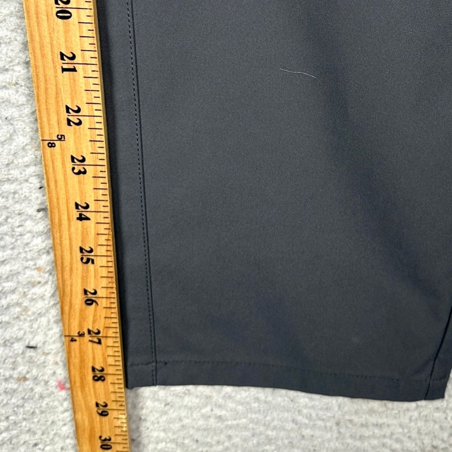 Vintage Marcus Pierce Pants Mens 36X30 Grey Performance Chino Golf Straight Flat Front Size US 36 / EU 52 - 6 Thumbnail