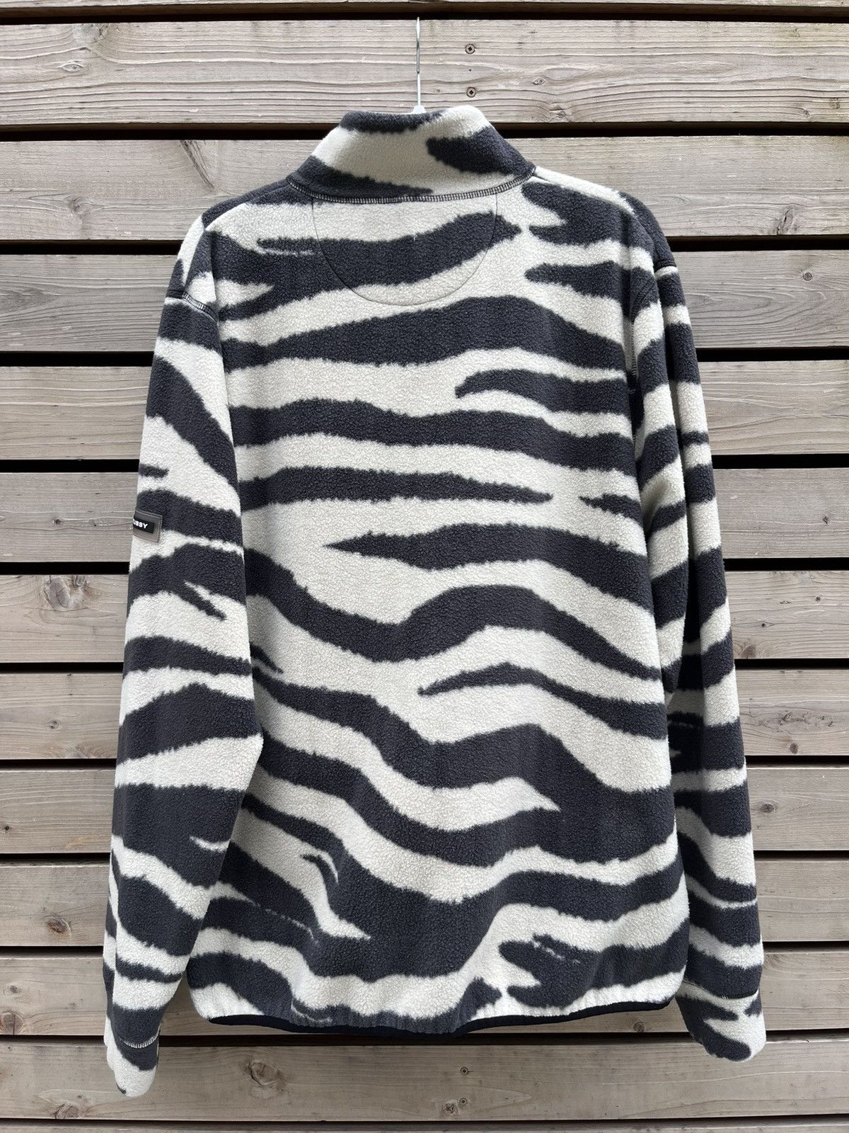 Stussy Stussy Zebra Fleece Jacket Half Zip Pullover Y2K Size US XL / EU 56 / 4 - 12 Thumbnail