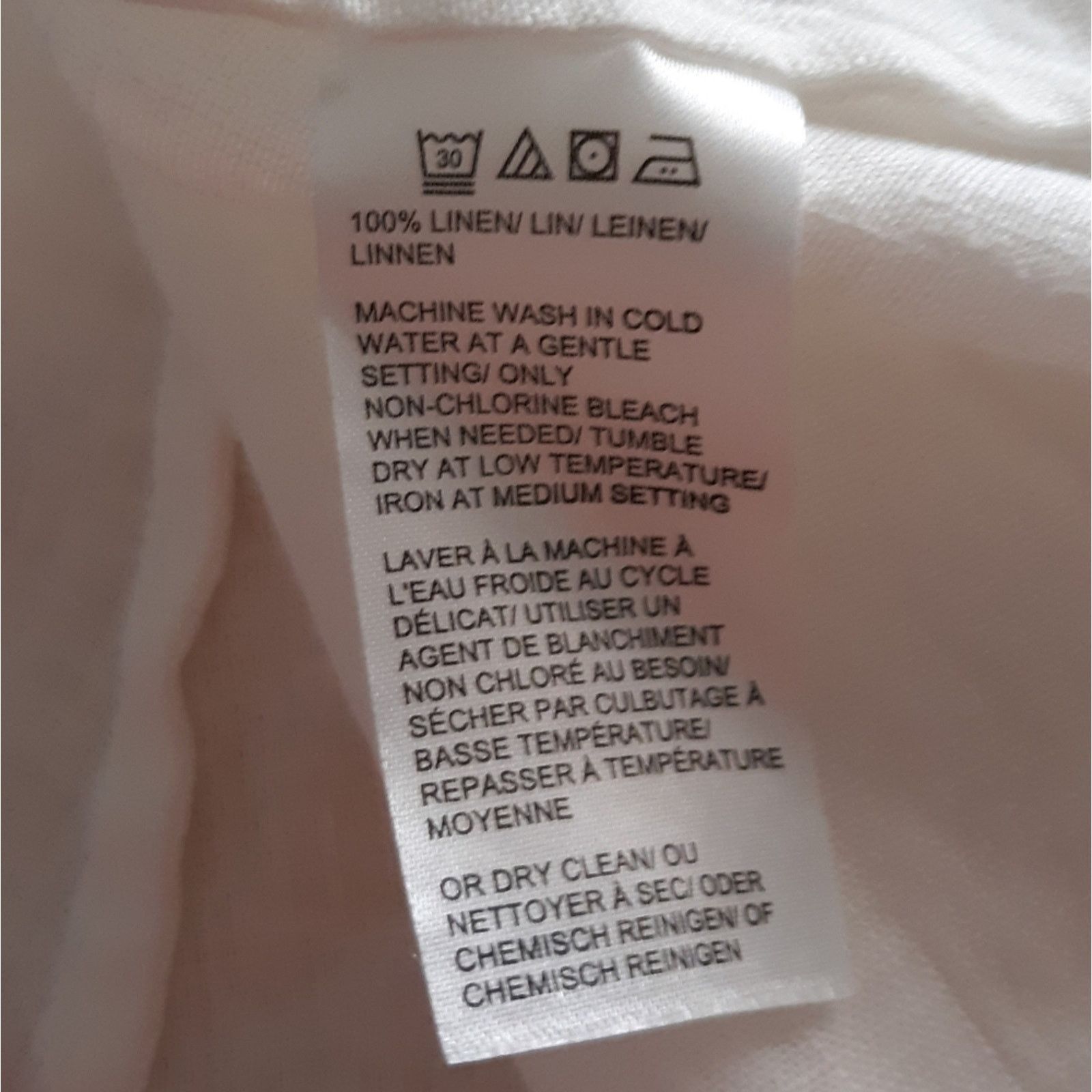 Saks Fifth Avenue Saks Fifth Avenue Linen Blouse Size M / US 6-8 / IT 42-44 - 6 Thumbnail
