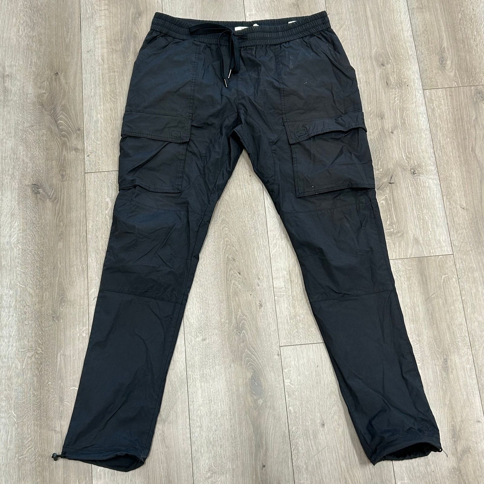 Pacsun Pacsun Black Cargo Pants Bottoms size Large L B19 Size US 34 / EU 50 - 1 Thumbnail