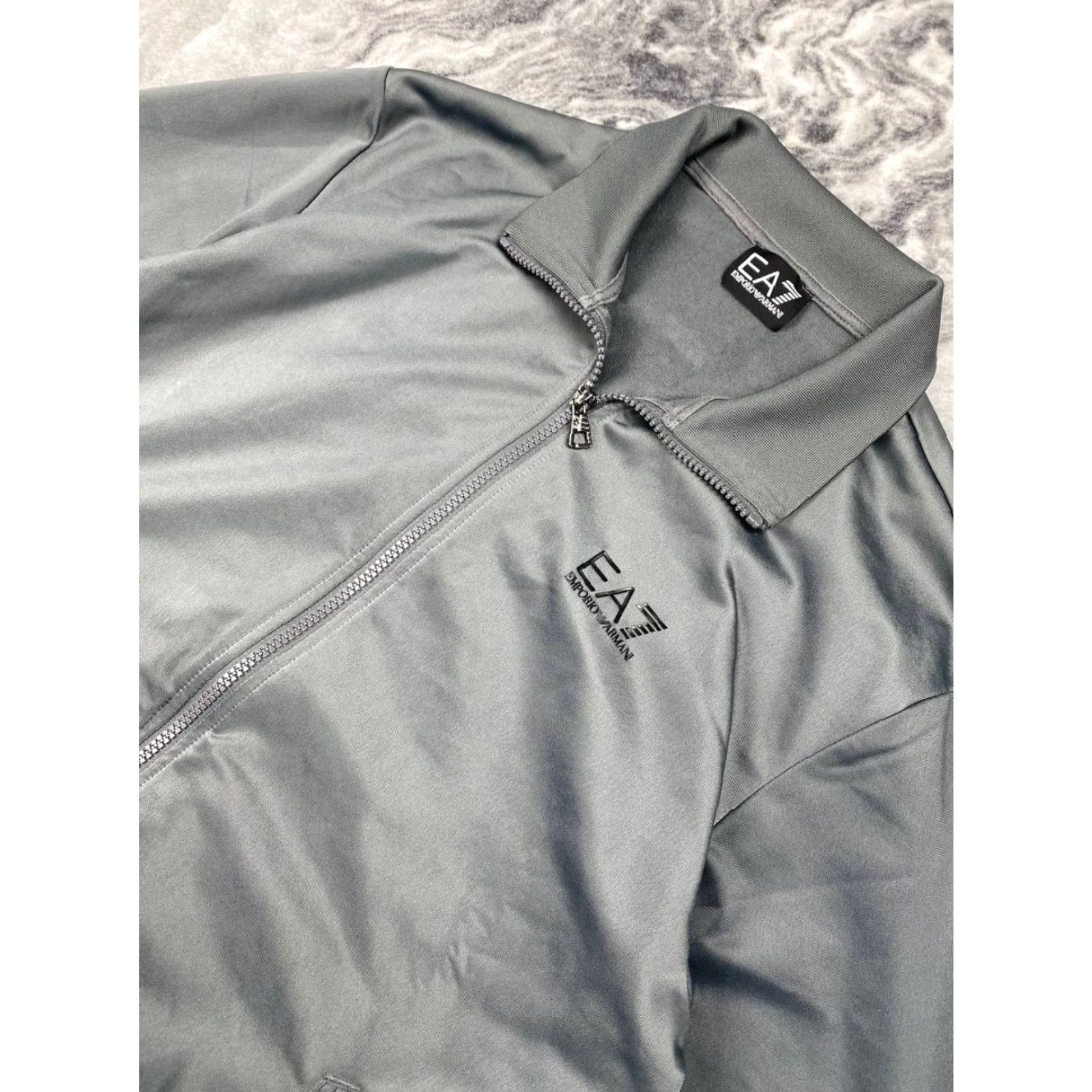 Emporio Armani Emporio Armani EA7 Track Jacket Men M Grey Size US M / EU 48-50 / 2 - 2 Thumbnail