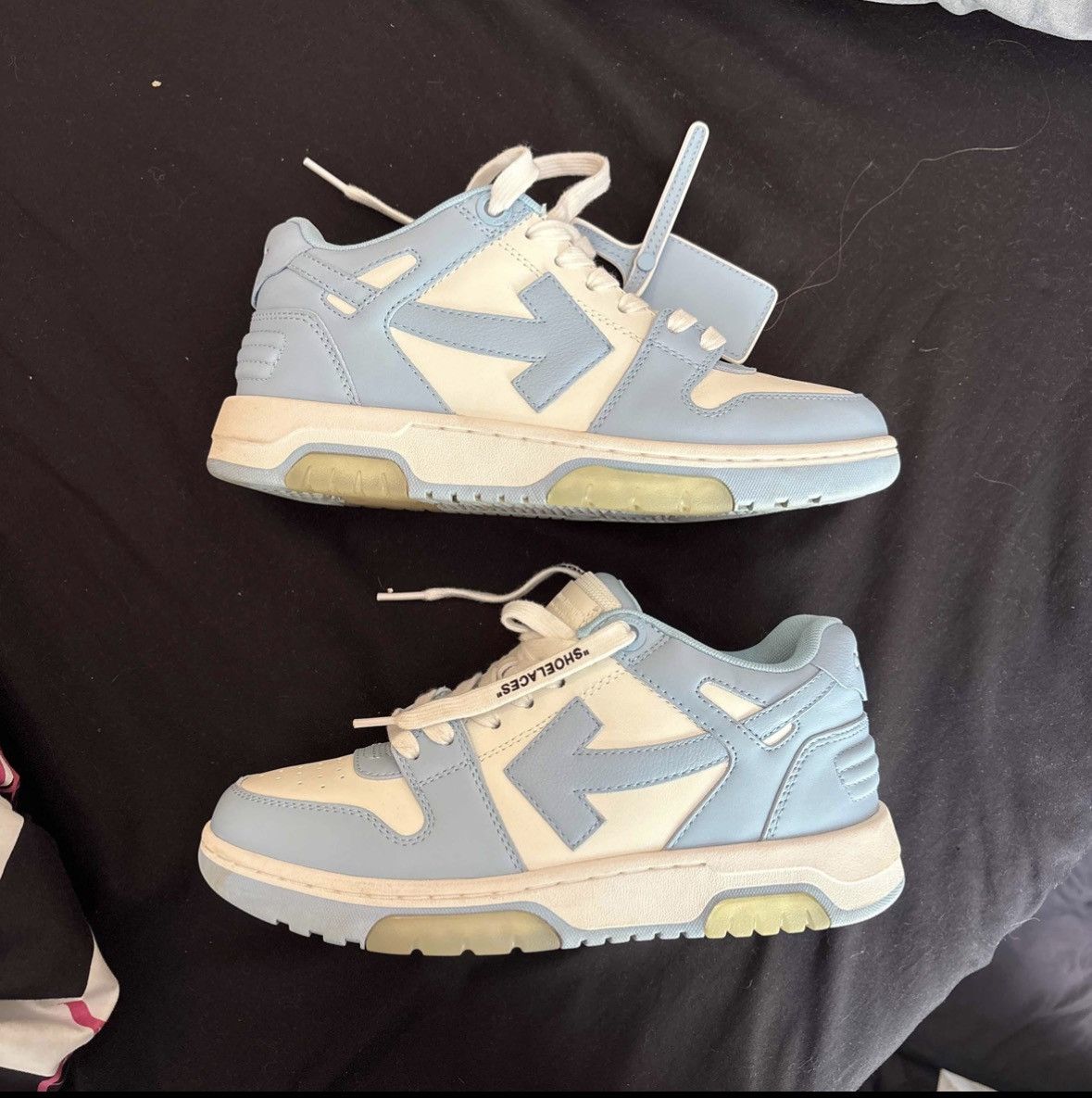 Off-White Off-White Out Of Office Low–White/Light Blue – EU 37 (US 7) Size US 7 / EU 40 - 4 Thumbnail