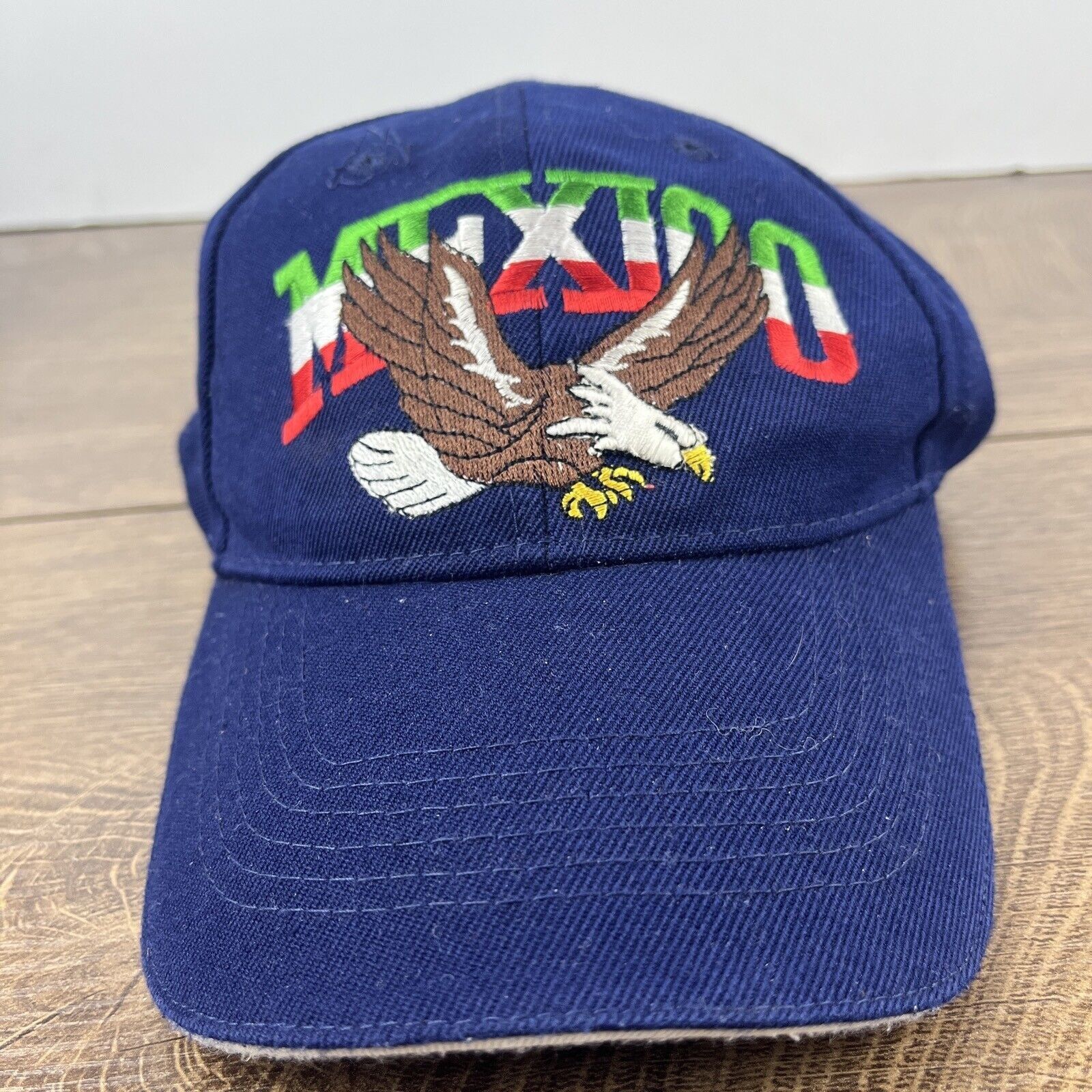 Other Mexico Hat Bald Eagle Mexico Blue Hat Adjustable Adult Size Size ONE SIZE - 4 Thumbnail