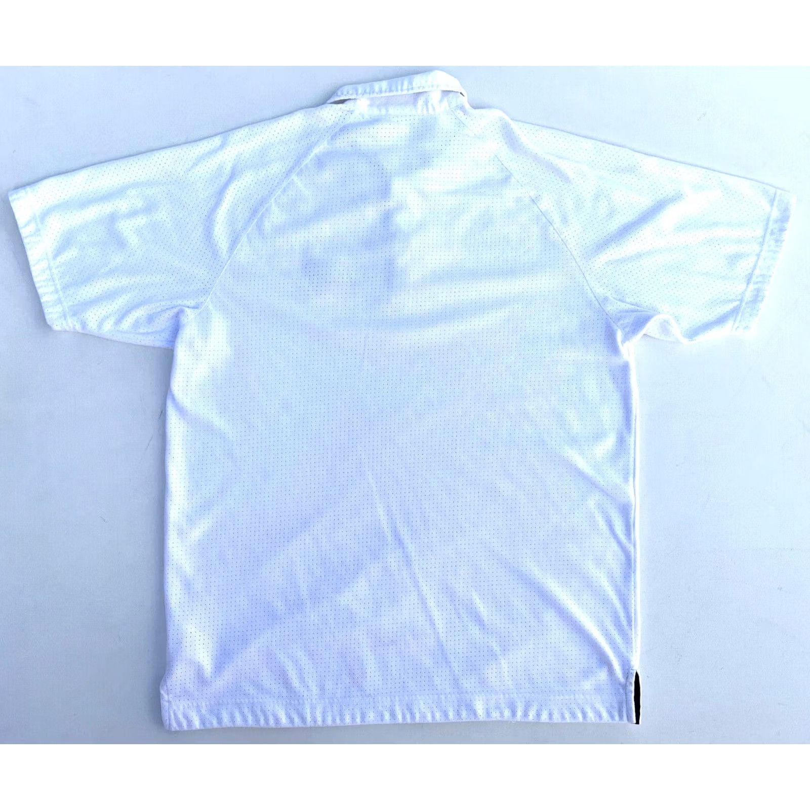 Nike VINTAGE Nike Flight Polo Shirt Men's Large White Embroidered Detailing Polo Shirt Size US L / EU 52-54 / 3 - 2 Thumbnail